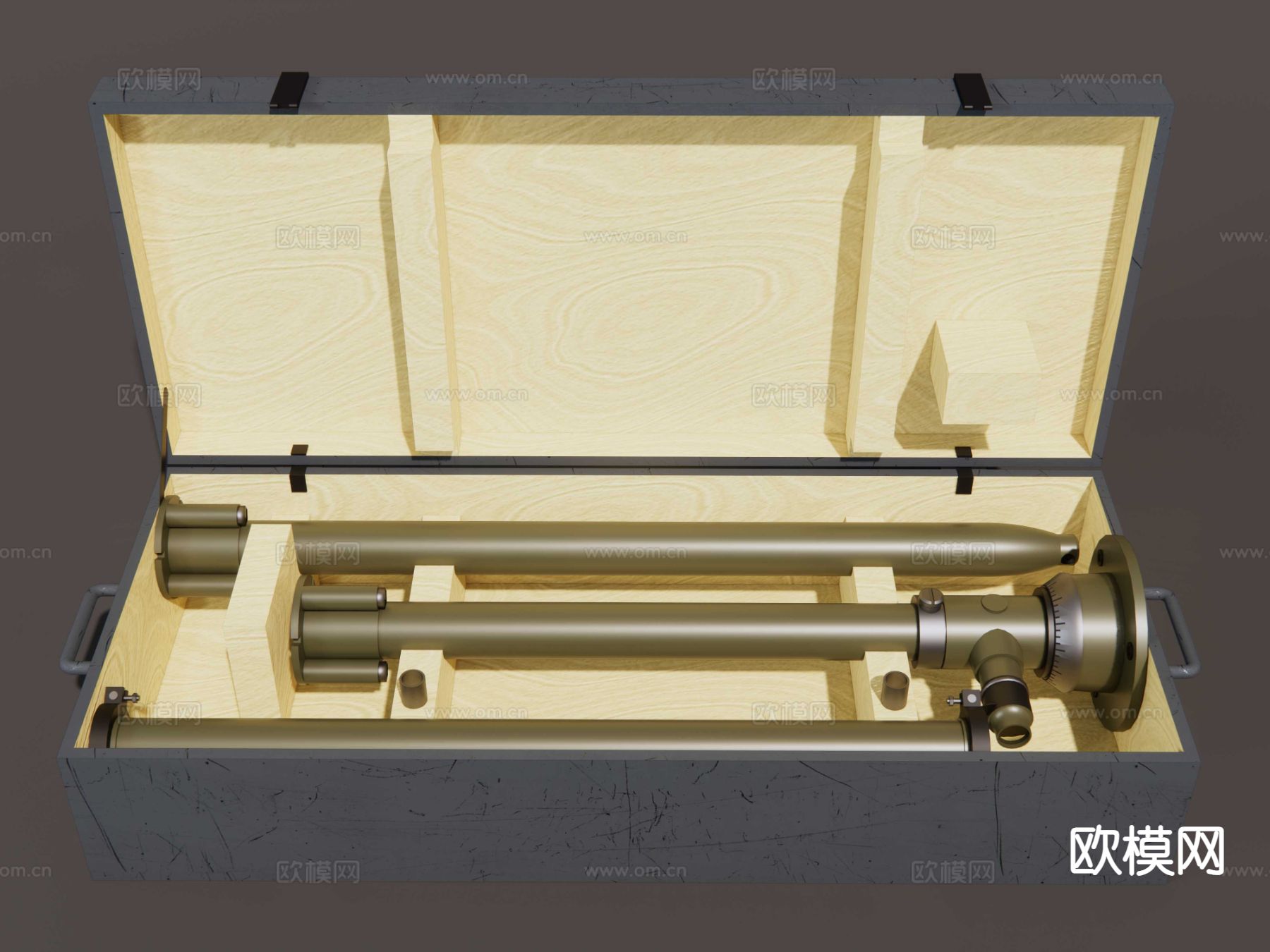 潜望镜 战壕观瞄镜su模型下载（渲染图5）