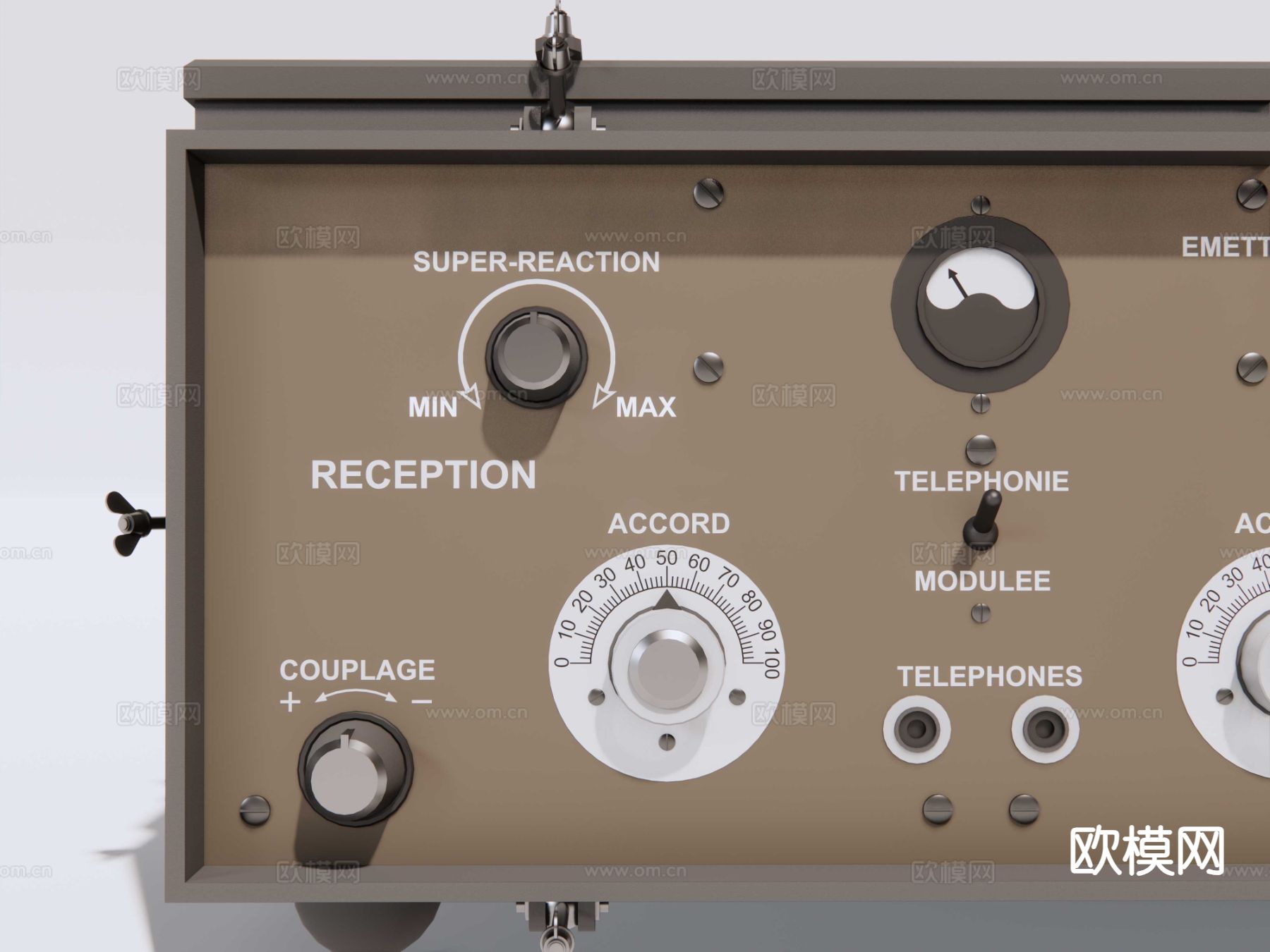 无线电接受发射器su模型下载（渲染图4）