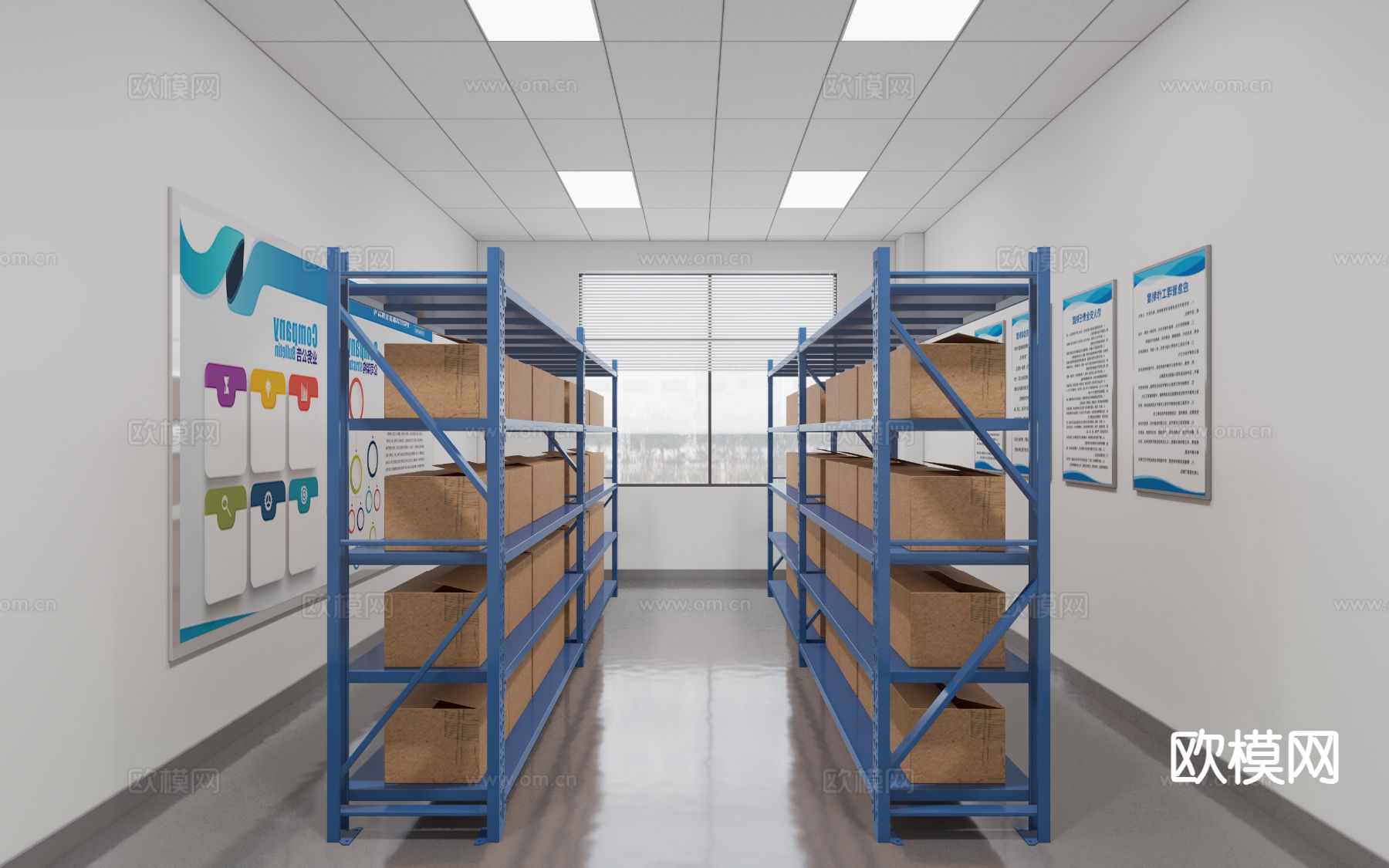 厂房车间 工厂车间3d模型下载（渲染图3）