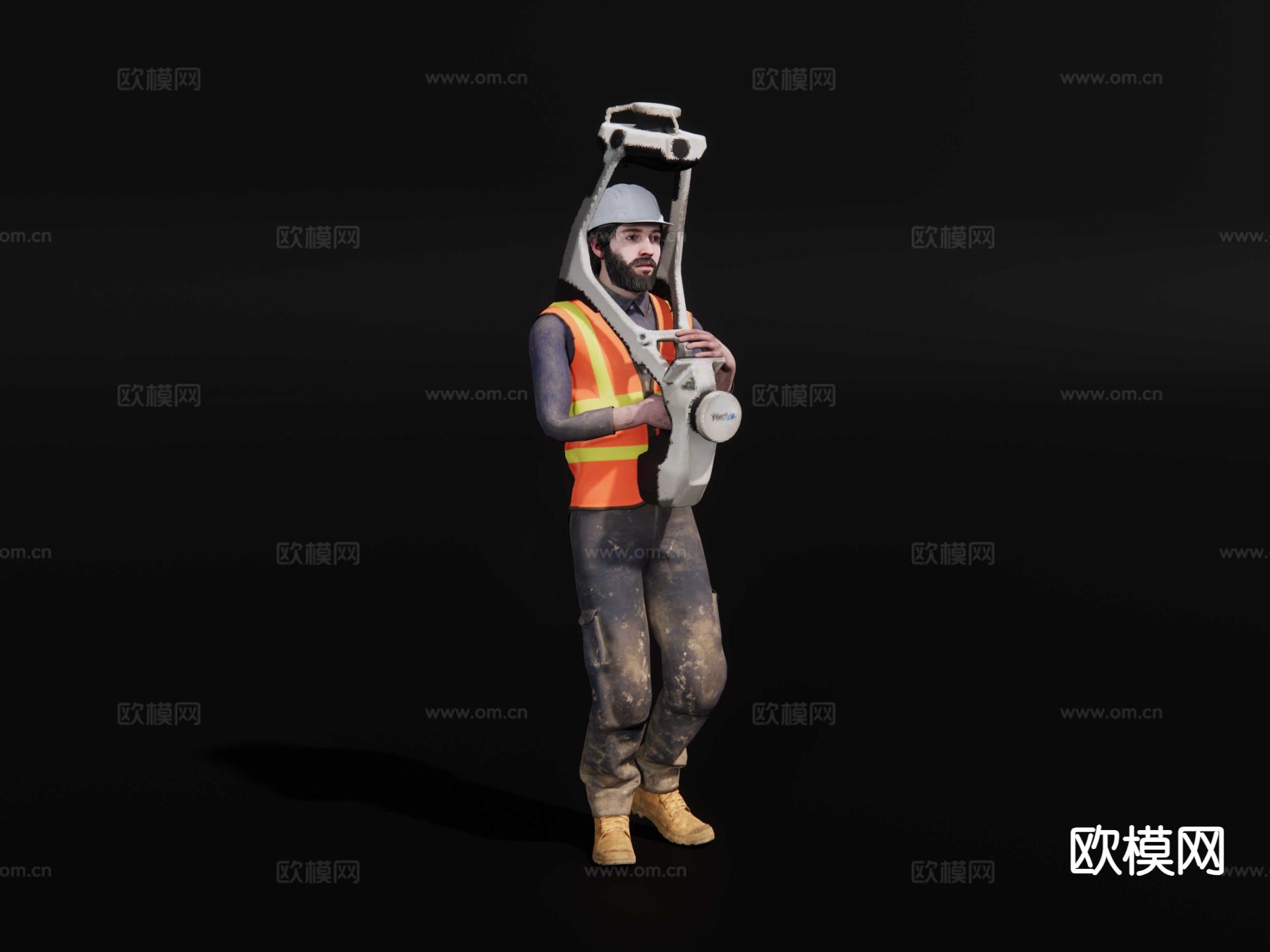 便携式远程激光 扫描仪su模型下载（渲染图4）