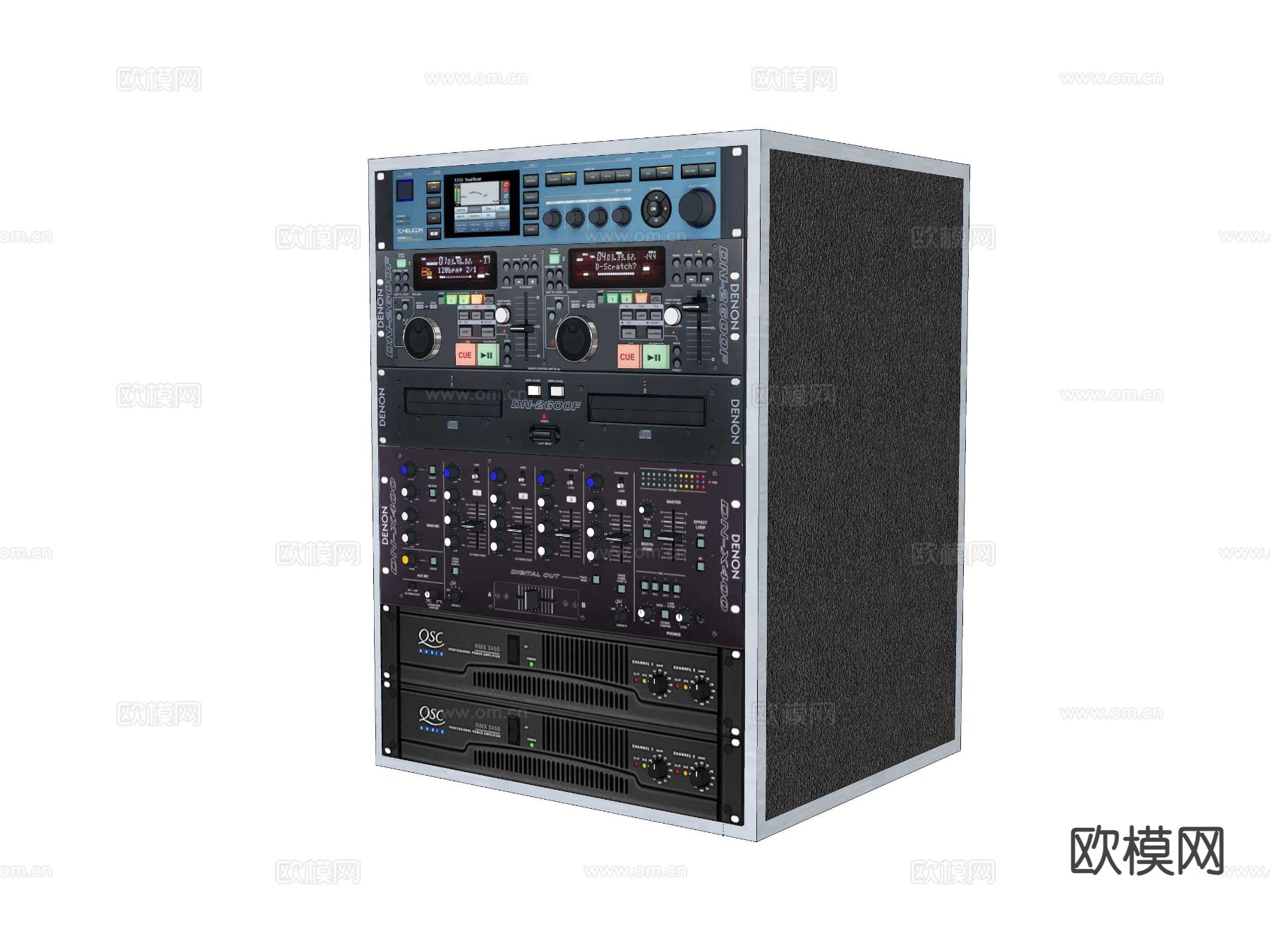 立式音响 音箱su模型下载（渲染图1）