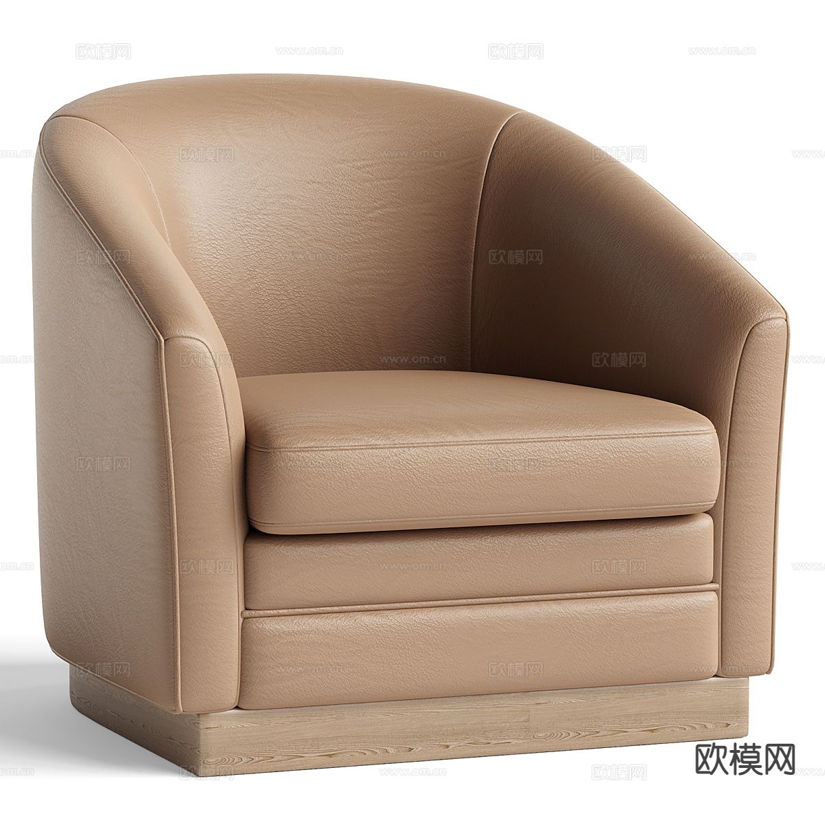 现代单人沙发3d模型下载