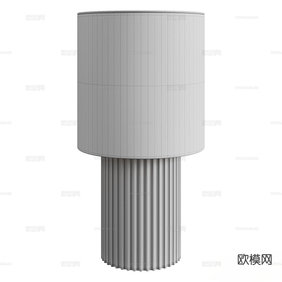 &Tradition 台灯3d模型下载（渲染图3）