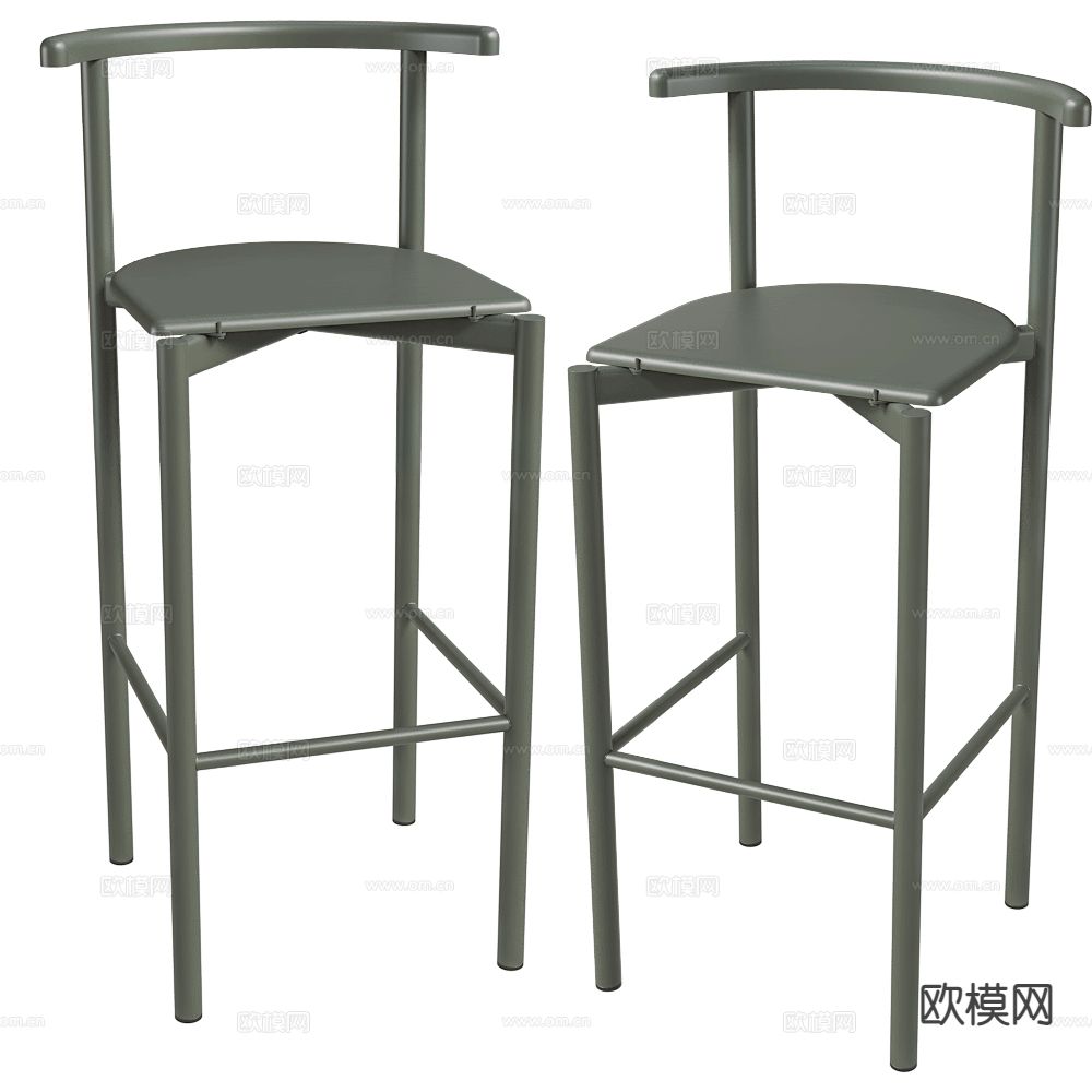 Delo 吧椅 吧凳3d模型下载
