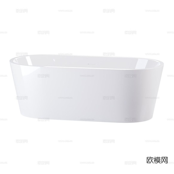 Salini 现代浴盆 浴缸3d模型下载(渲染图1)