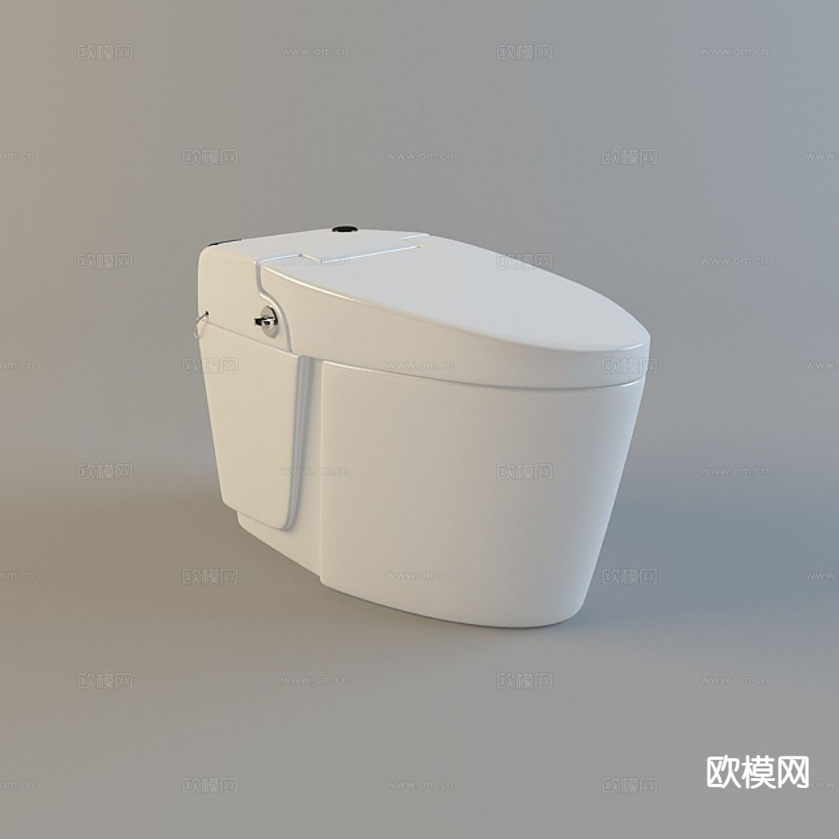 智能马桶 坐便器3d模型