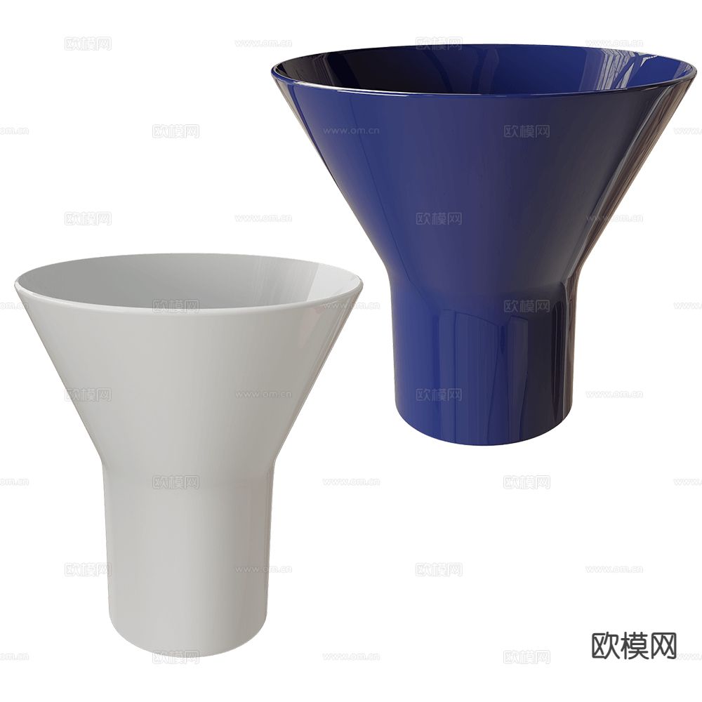 Mazo 花瓶 器皿 瓷器3d模型