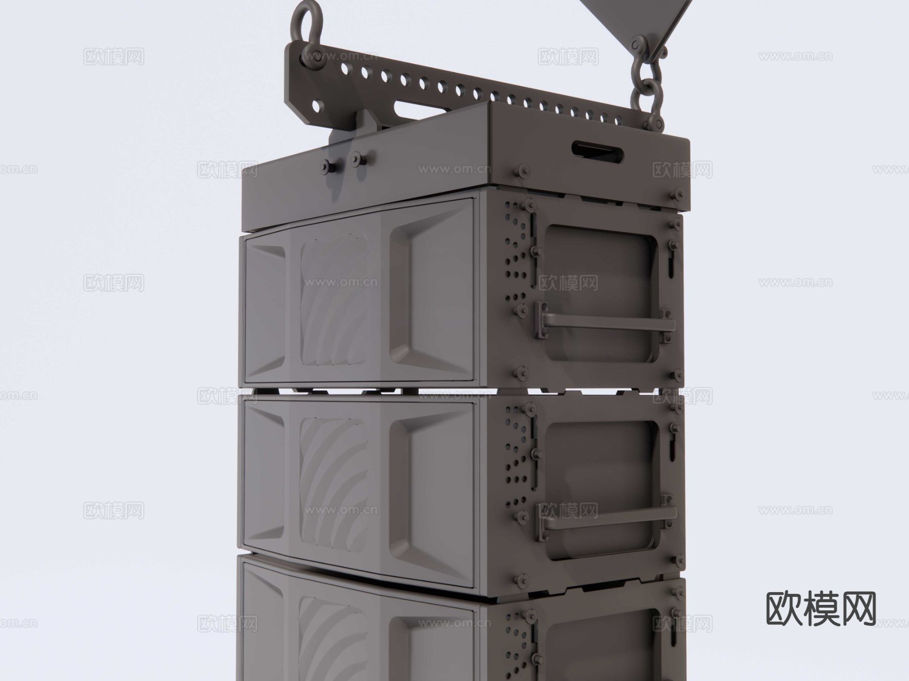 工业设备 机械设备su模型下载（渲染图2）