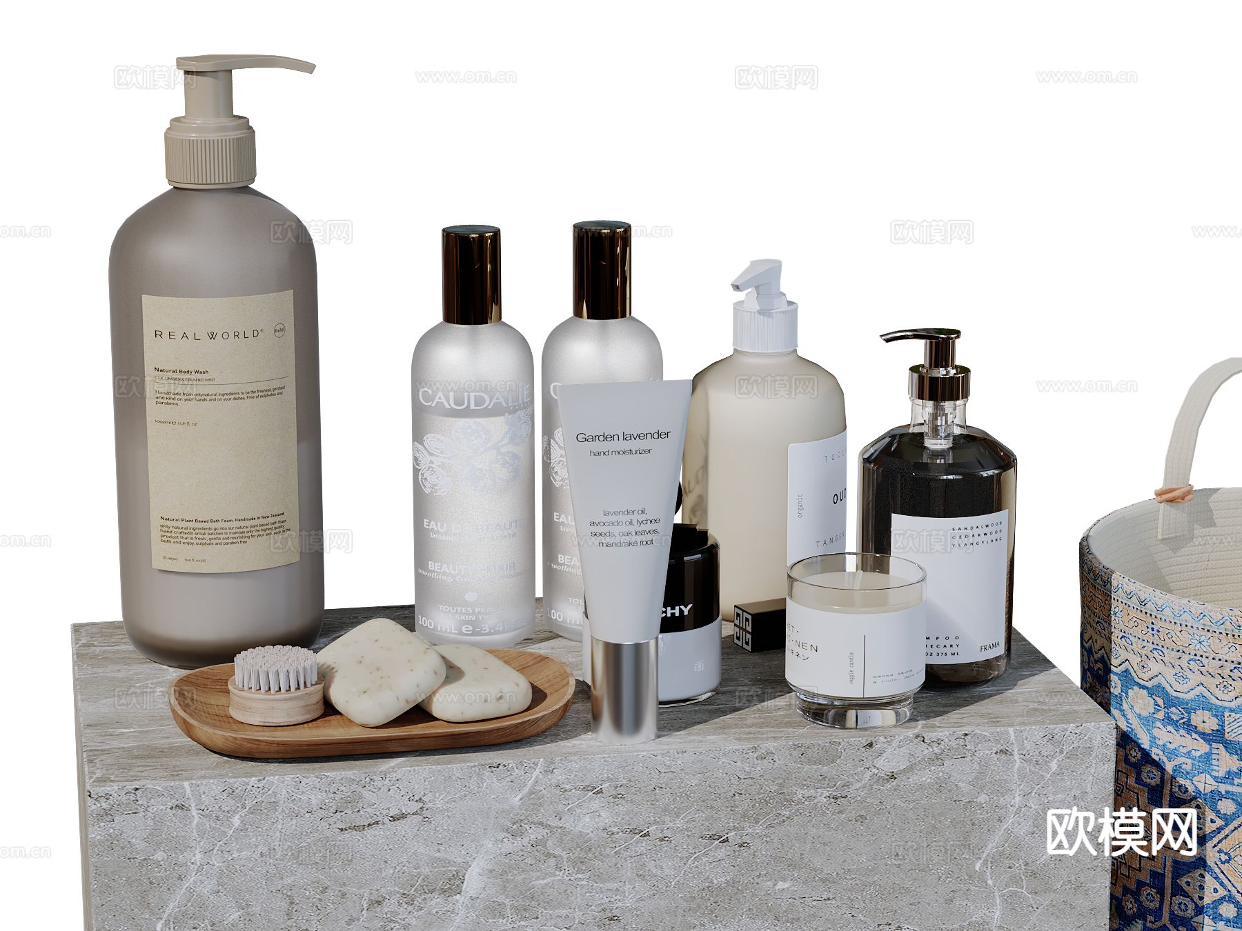 洗护用品 卫浴用品su模型下载（渲染图2）