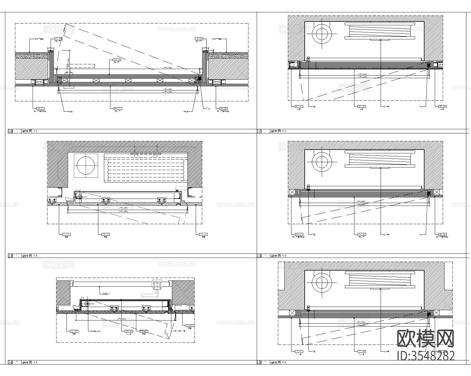 室内包管节点大样图下载（渲染图9）