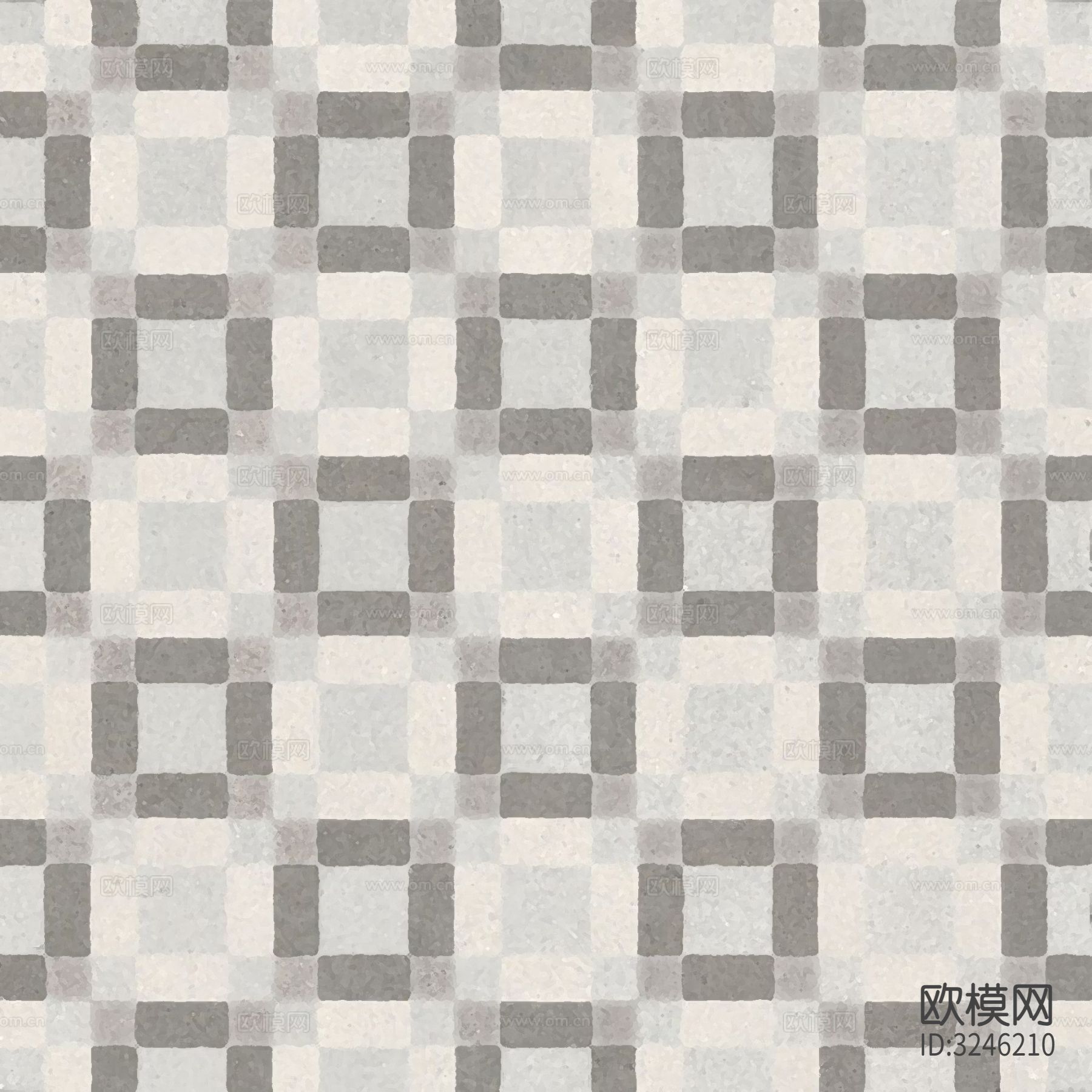 灰色现代简约花砖贴图下载