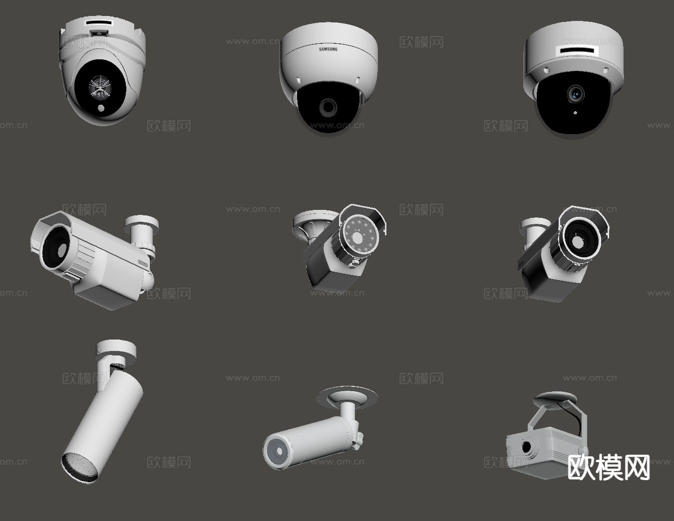 现代摄像头su模型下载（渲染图1）