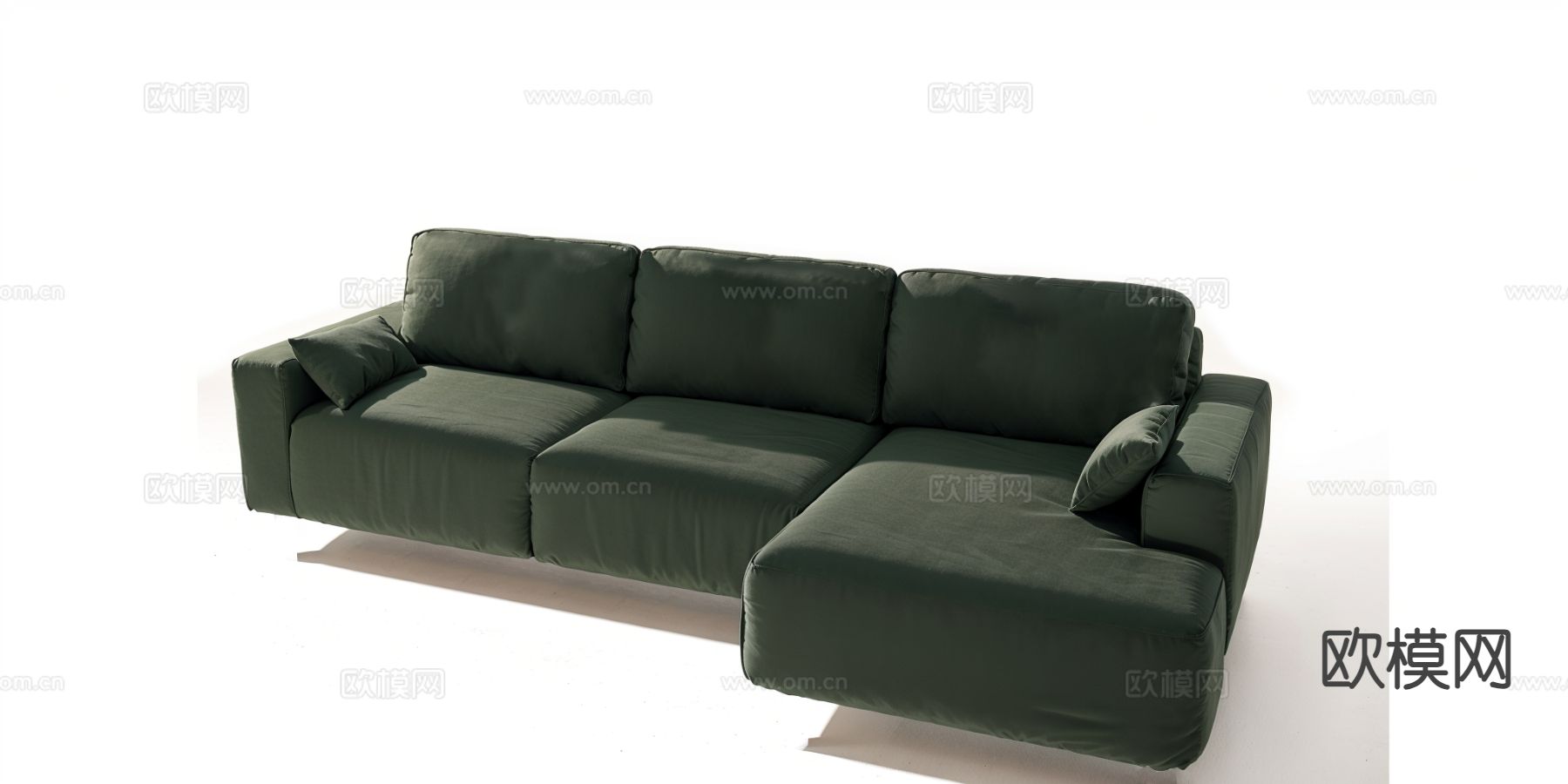 多人沙发su模型下载（渲染图2）