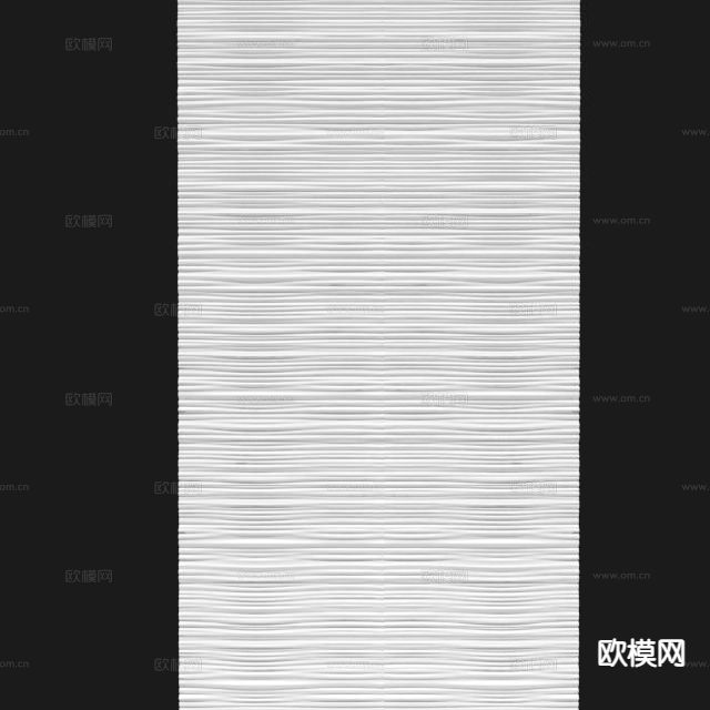 现代三维墙面 墙饰板 护墙板3d模型