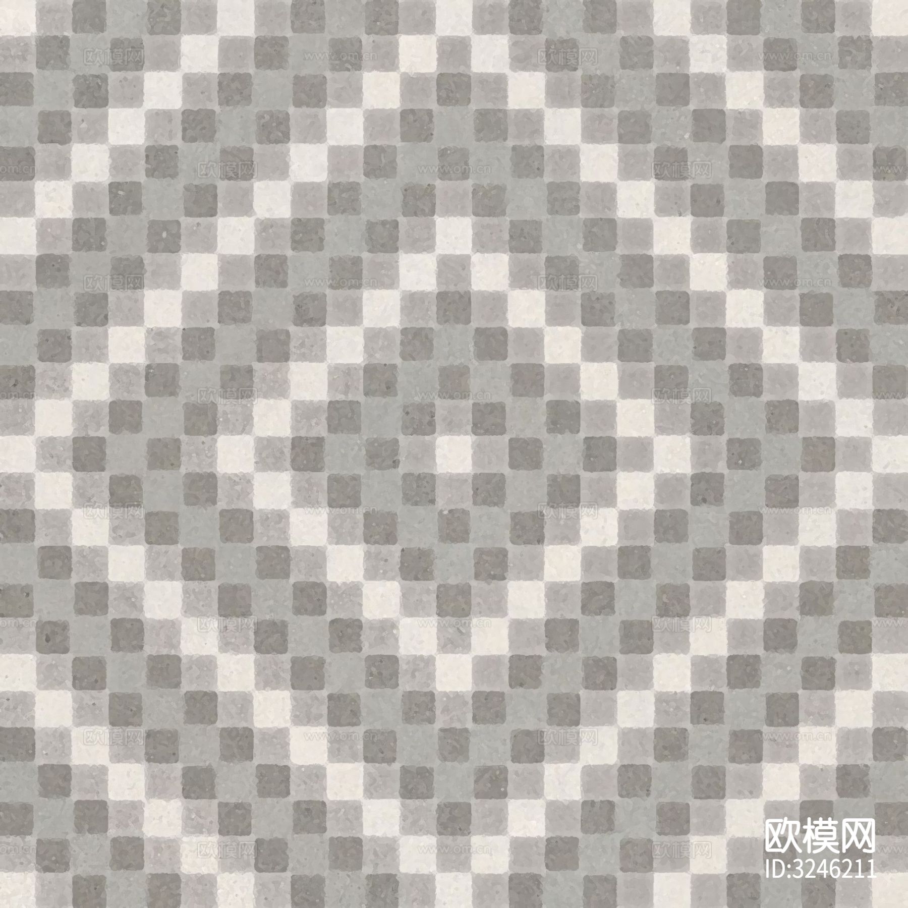 灰色现代简约花砖贴图下载