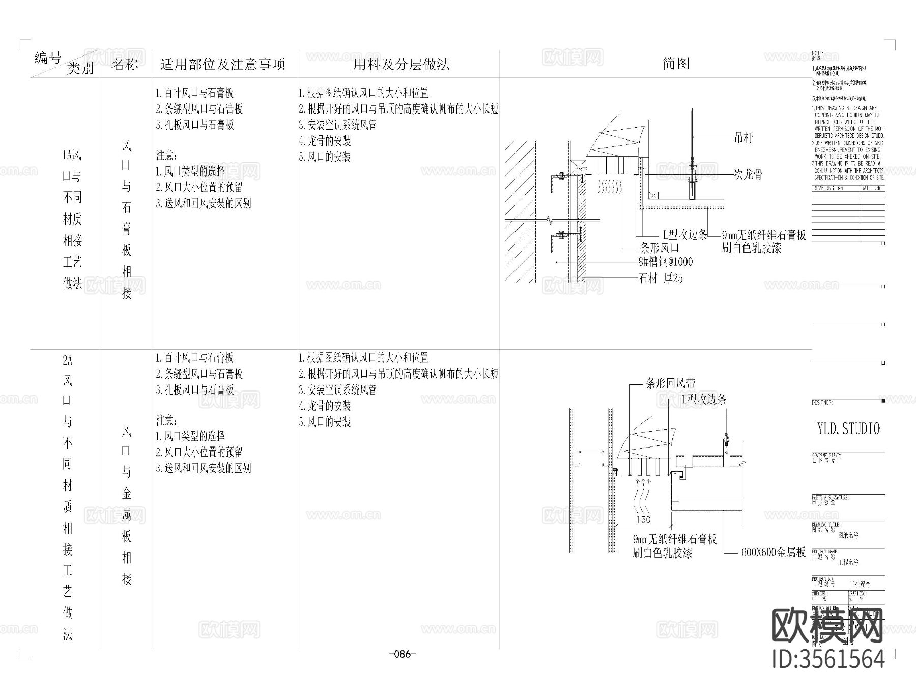 顶面cad大样图下载（渲染图6）