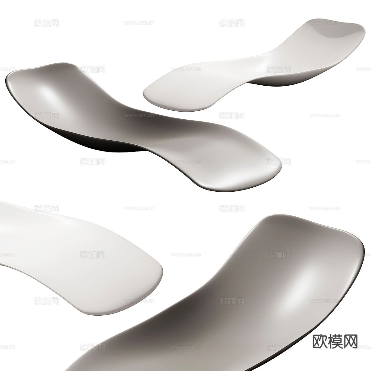 Talenti现代躺椅 太阳椅 沙滩椅su模型下载（渲染图2）