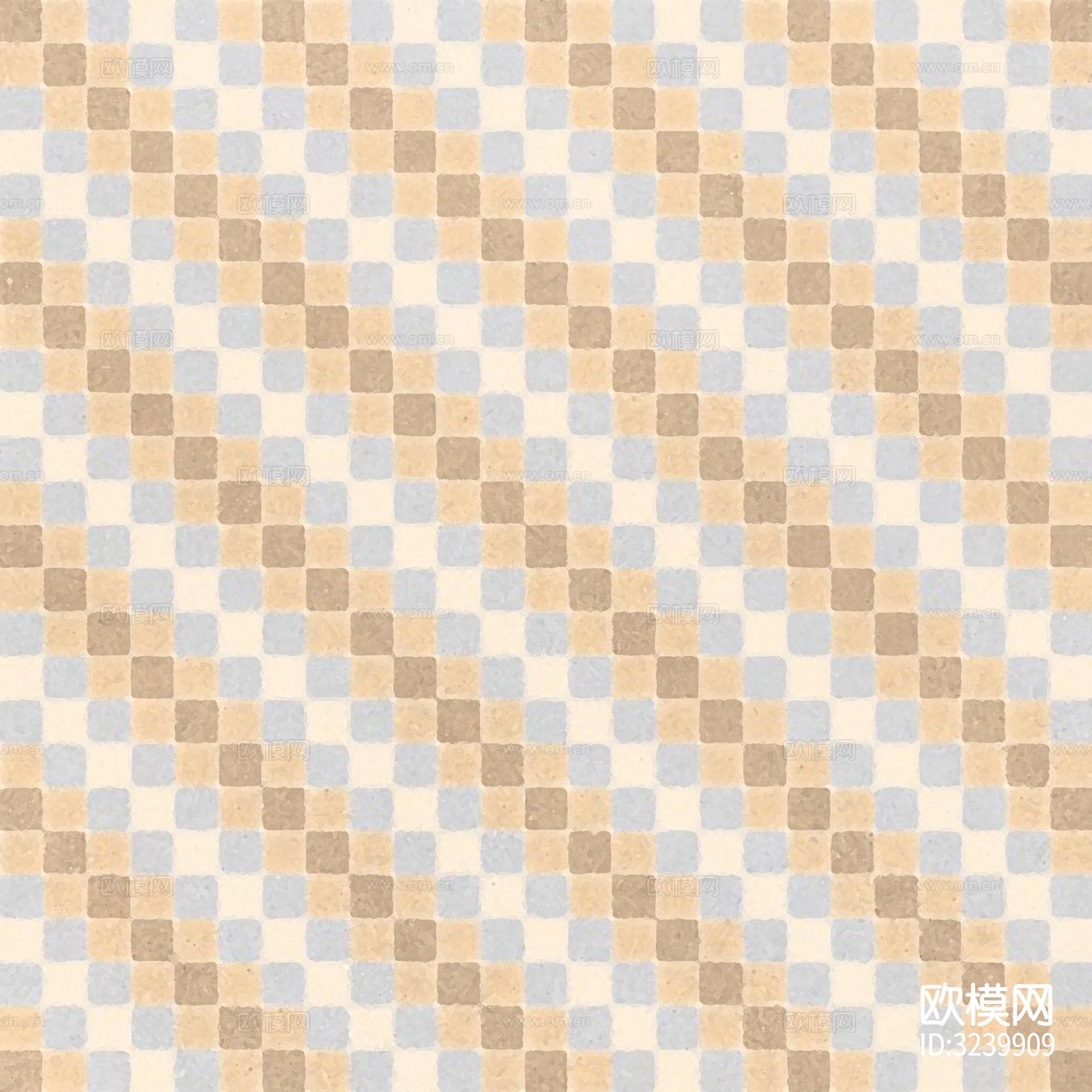 米色现代简约花砖贴图下载