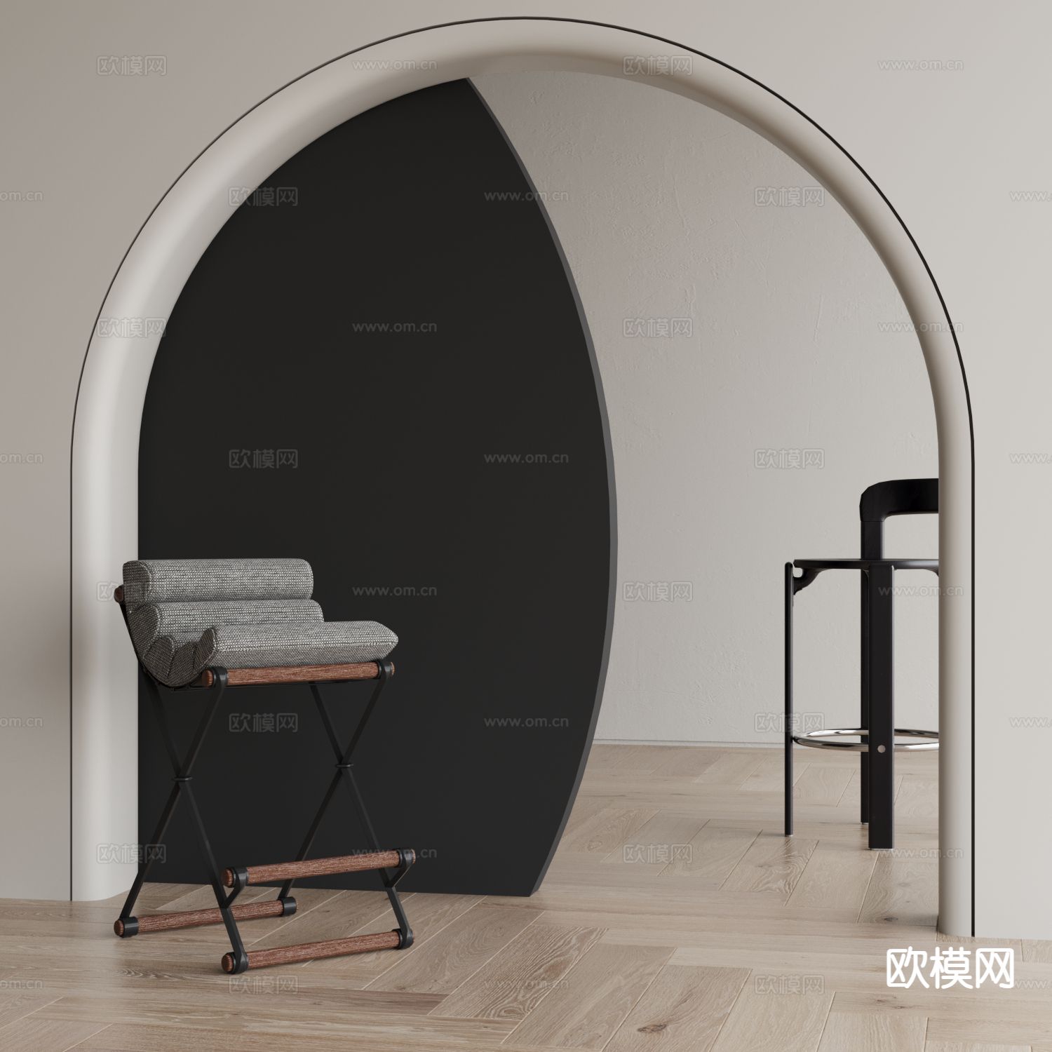 现代吧椅 吧凳 高脚凳3d模型下载