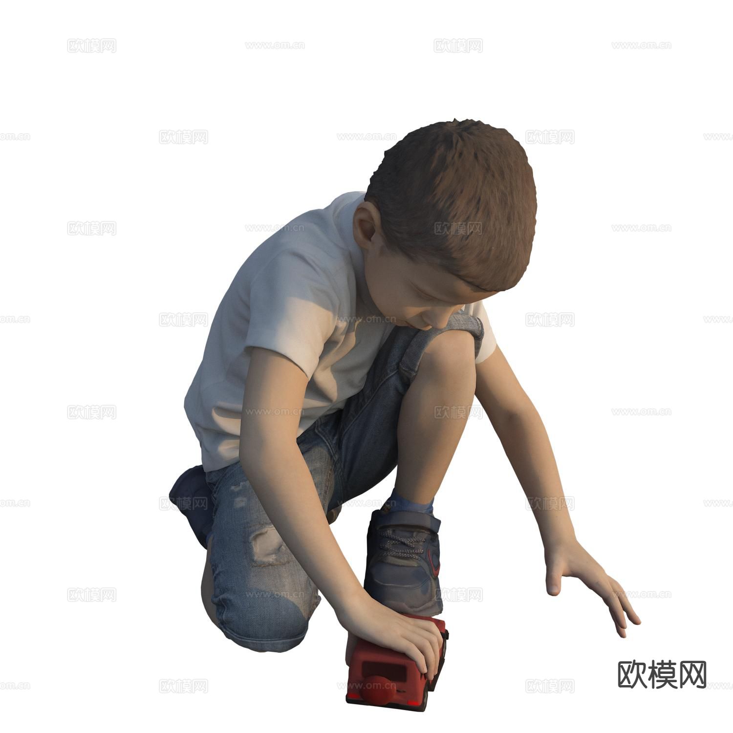 小孩 外国小朋友 小男孩3d模型下载