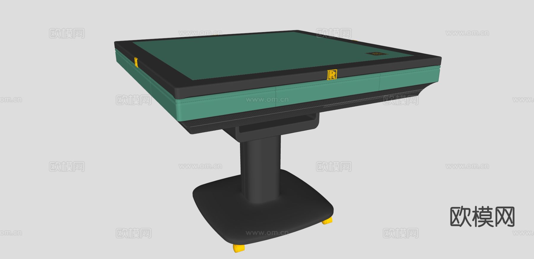 娱乐家电 麻将机su模型下载（渲染图1）