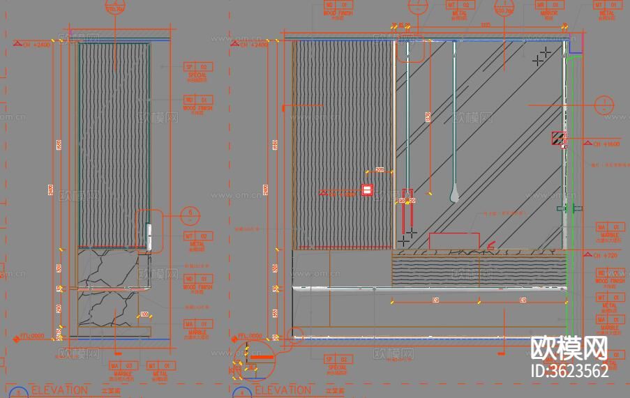 水滴式龙头CAD节点图下载（渲染图2）