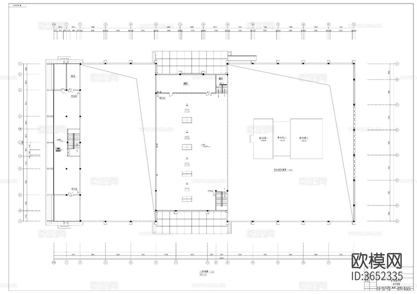 職工訓(xùn)練中心cad建筑圖下載(渲染圖3)