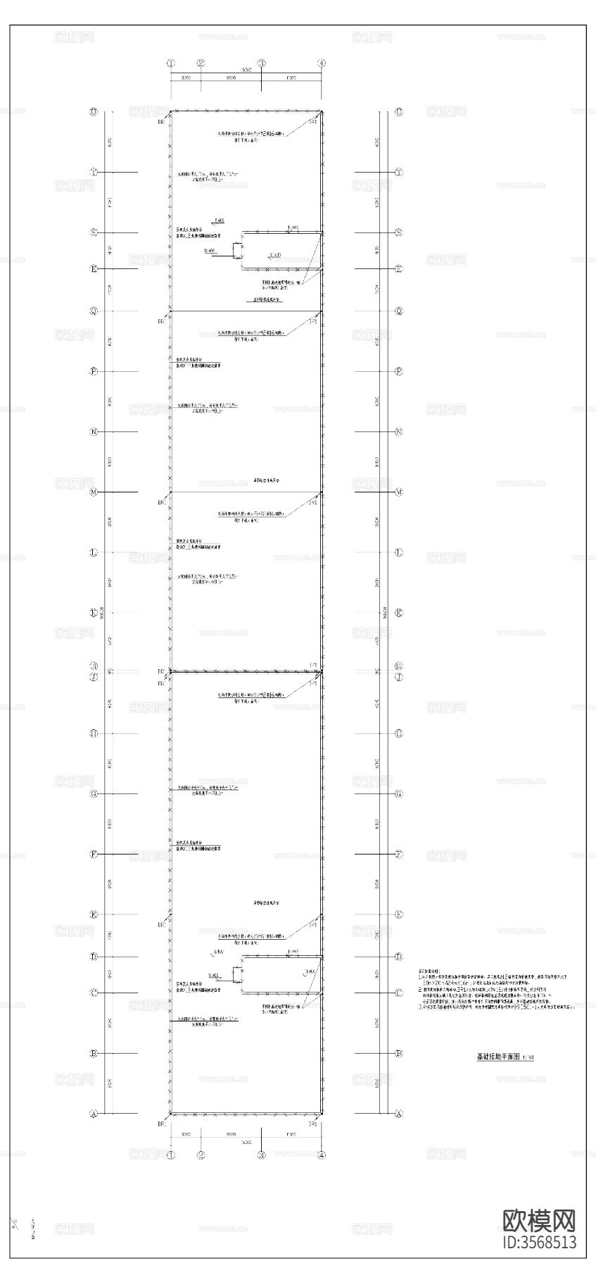 住宅楼电气cad平面图下载（渲染图8）