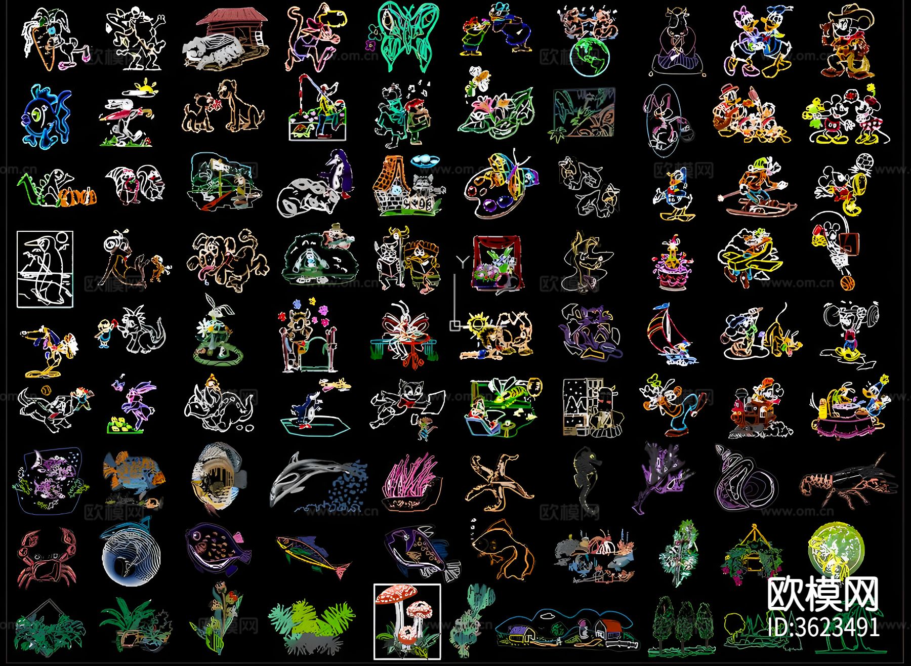 精美动物CAD图库下载