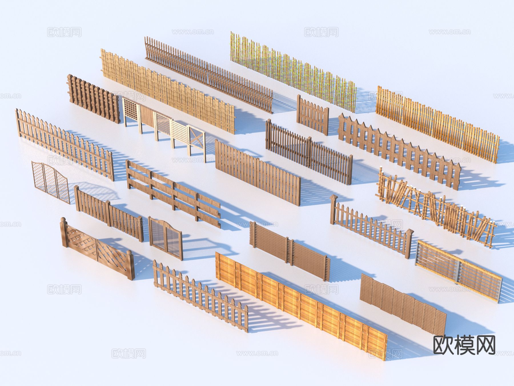 栅栏 围栏 护栏3d模型