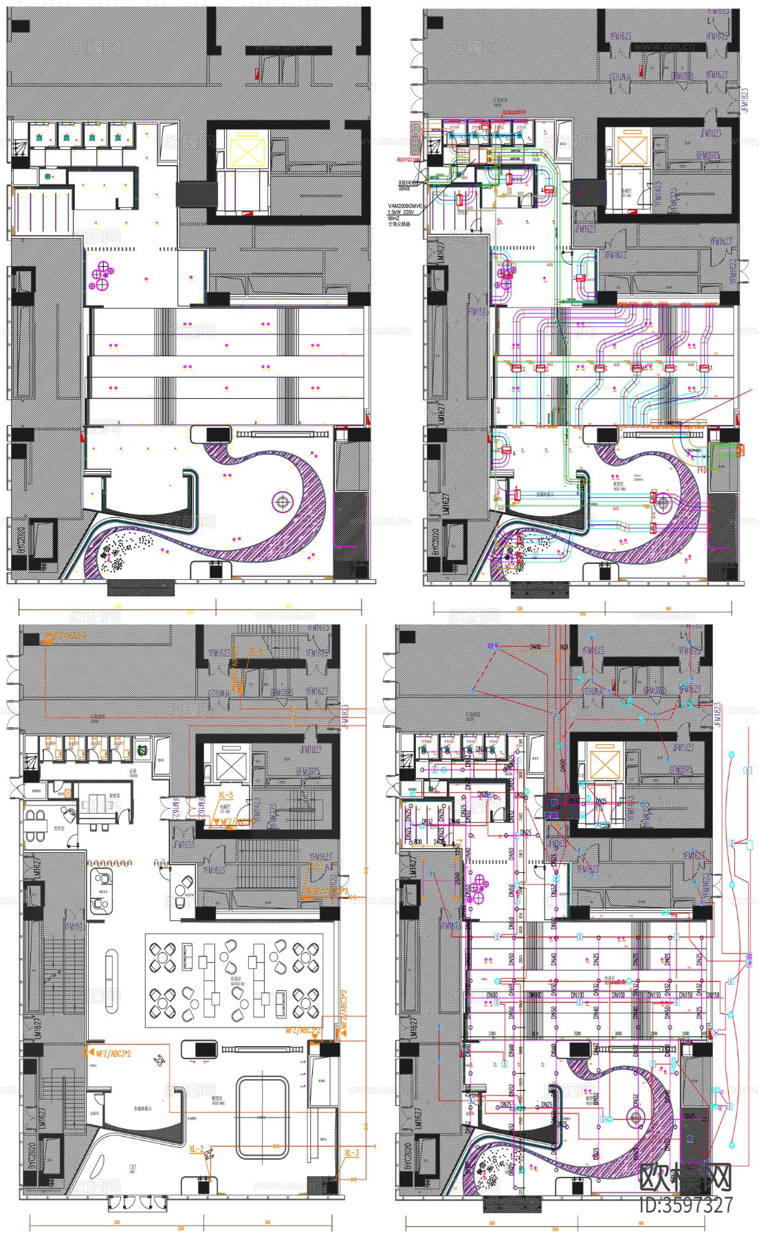 电气设计说明 电气施工设计说明 电气施工说明图下载（渲染图6）