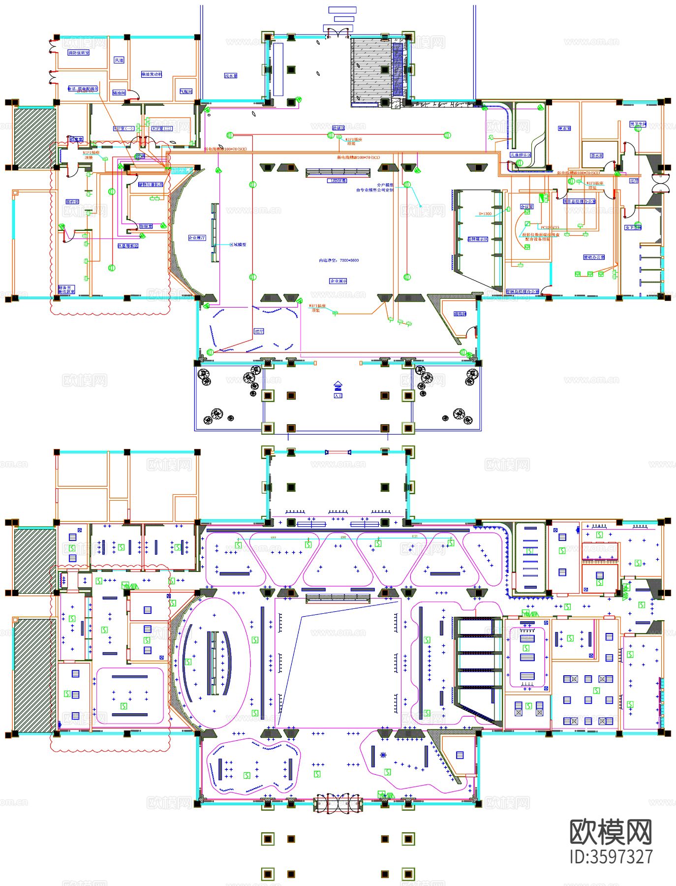 电气设计说明 电气施工设计说明 电气施工说明图下载（渲染图5）