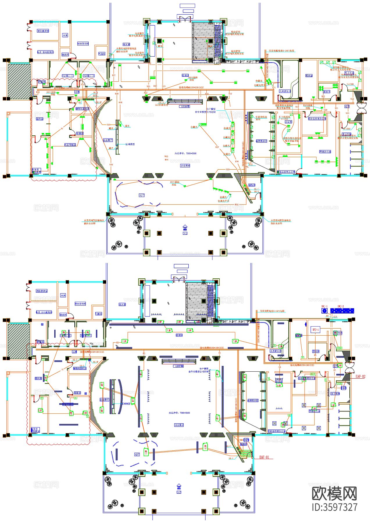 电气设计说明 电气施工设计说明 电气施工说明图下载（渲染图8）
