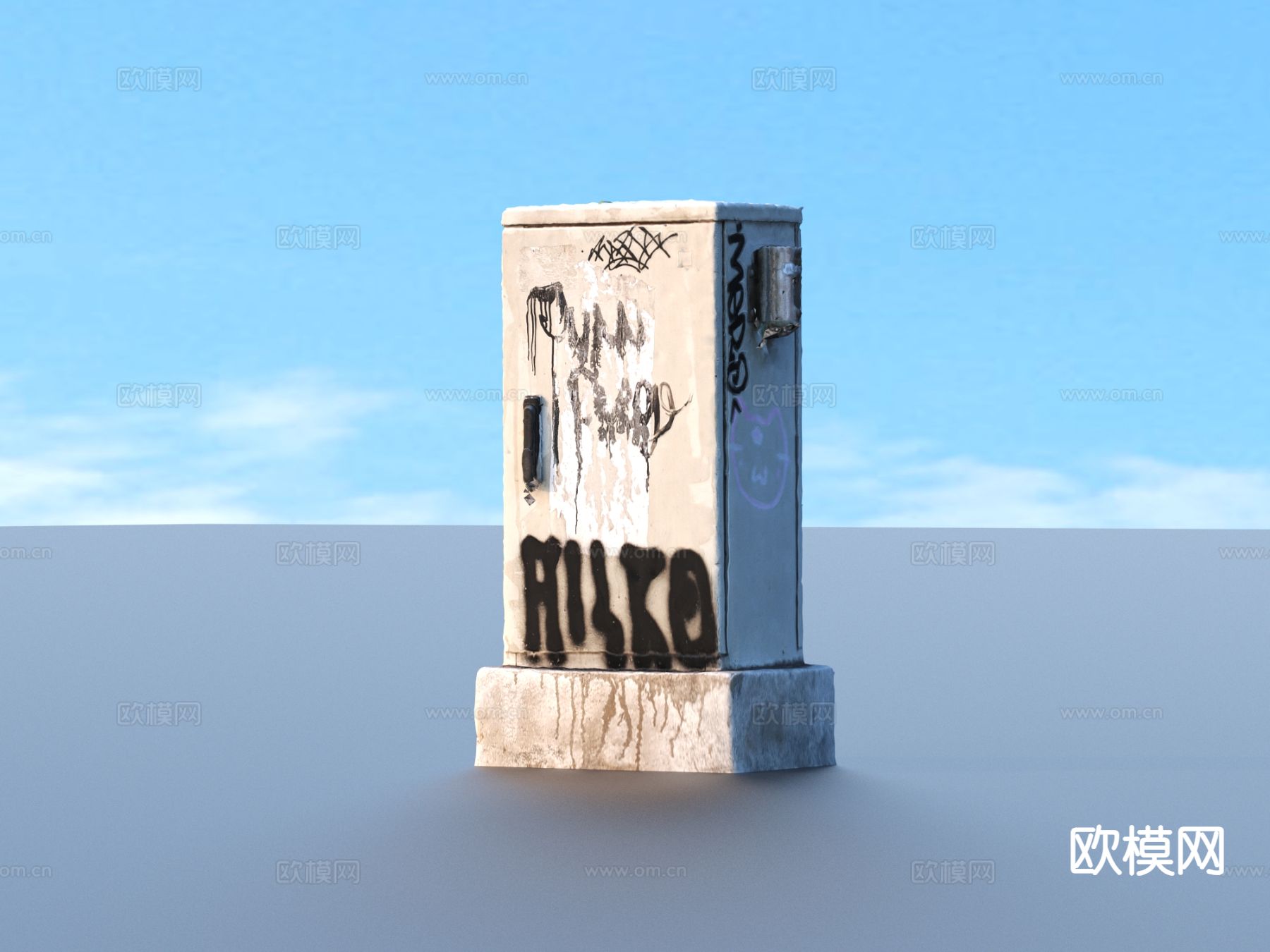 配电箱 配电房 配电室3d模型下载（渲染图1）