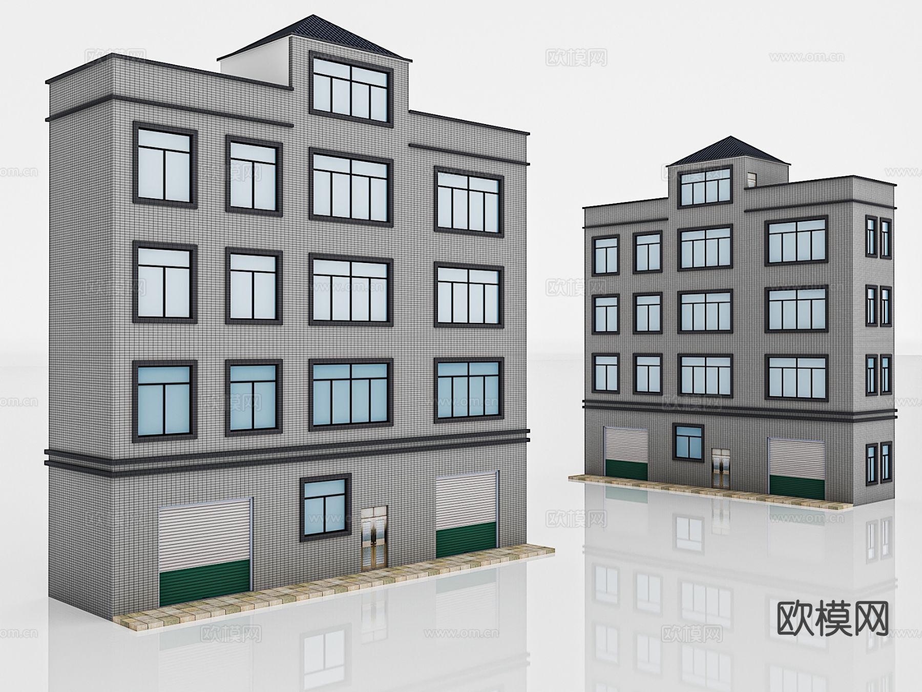 多层住宅楼 楼房 民宅 单体建筑3d模型