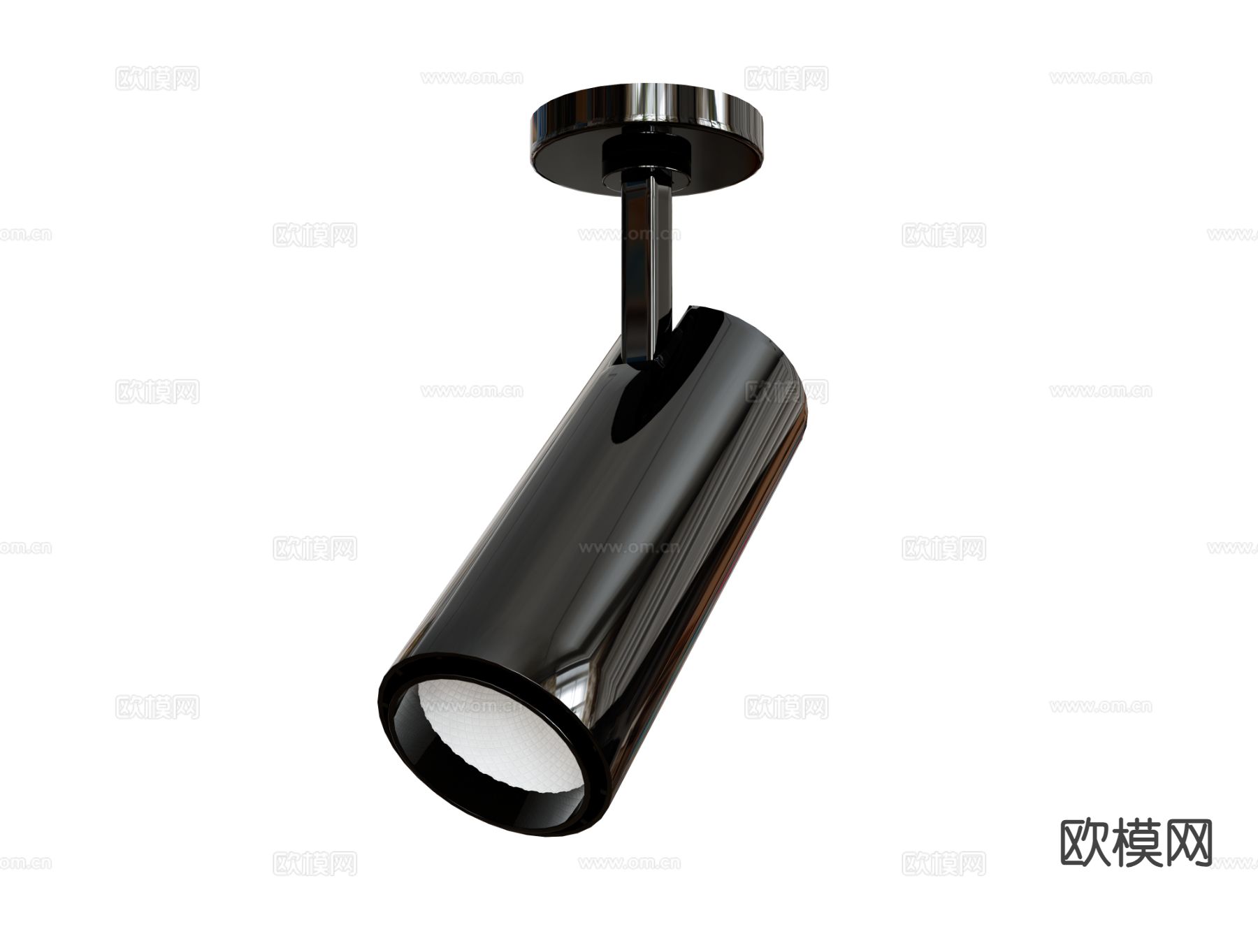 明装筒灯 射灯 转向灯su模型下载（渲染图2）