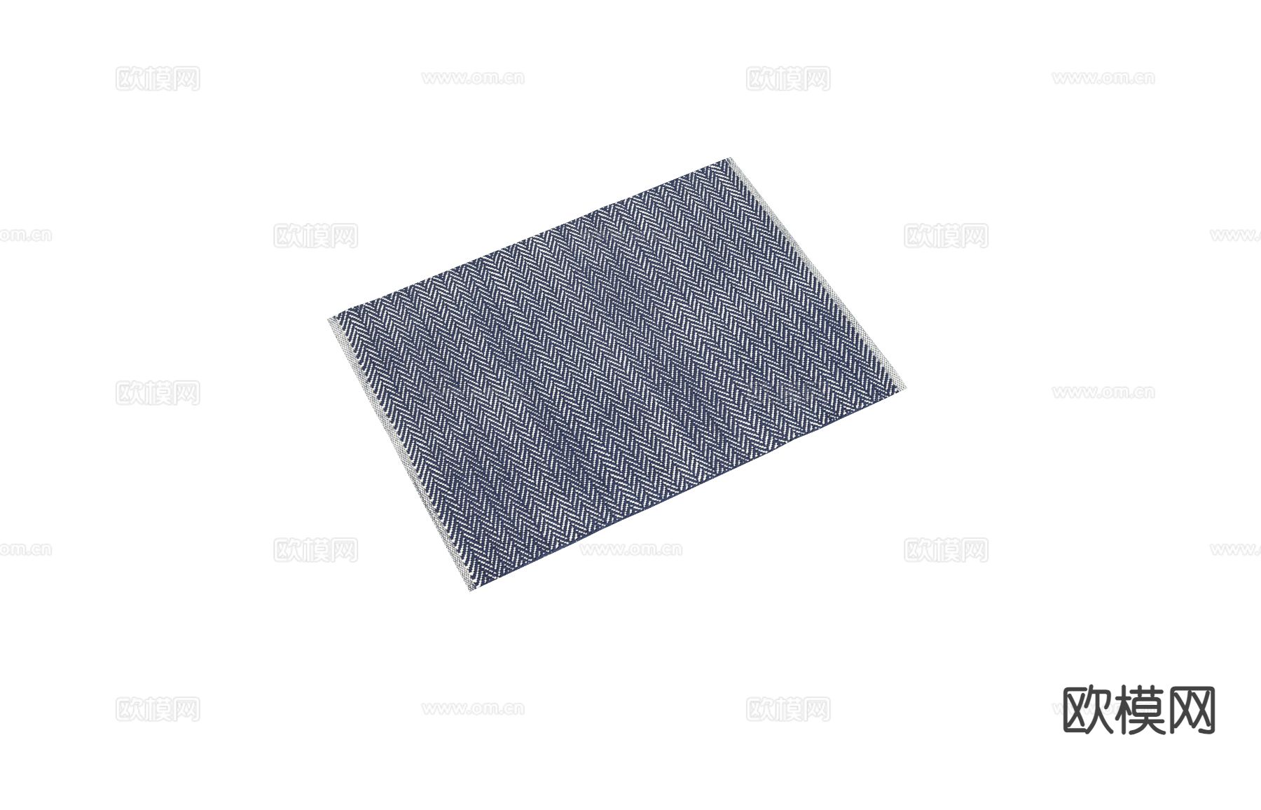 条纹地毯 客厅地毯 卧室地毯su模型下载（渲染图1）