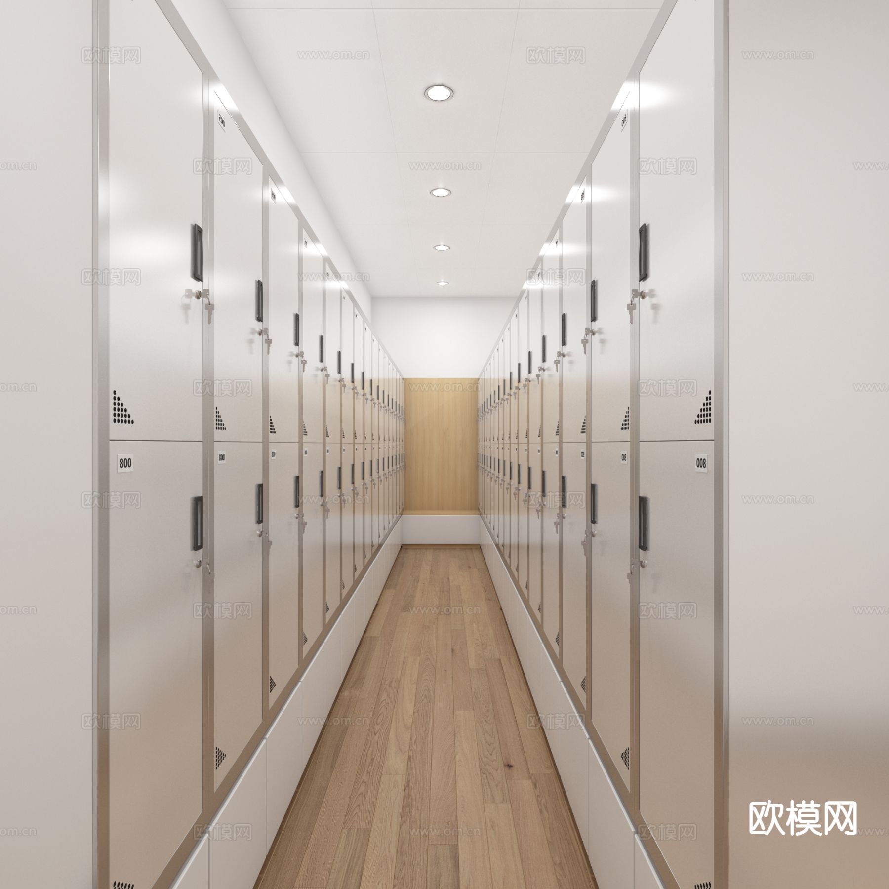 现代店铺仓库3d模型下载（渲染图1）