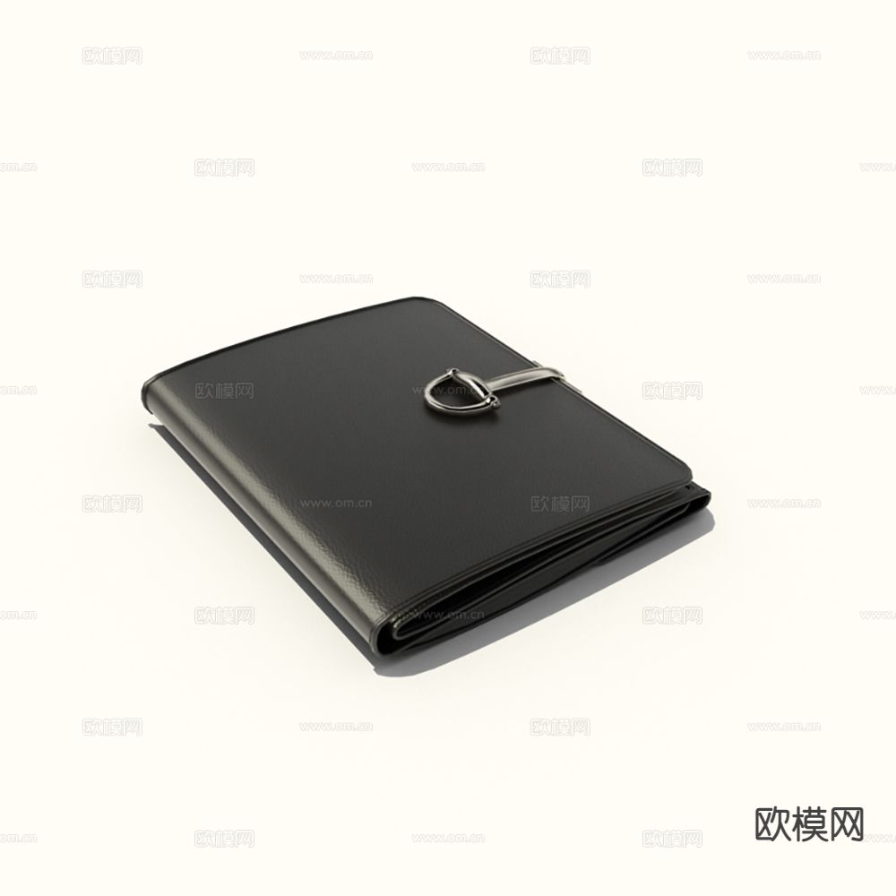 现代皮包 钱包su模型下载（渲染图2）