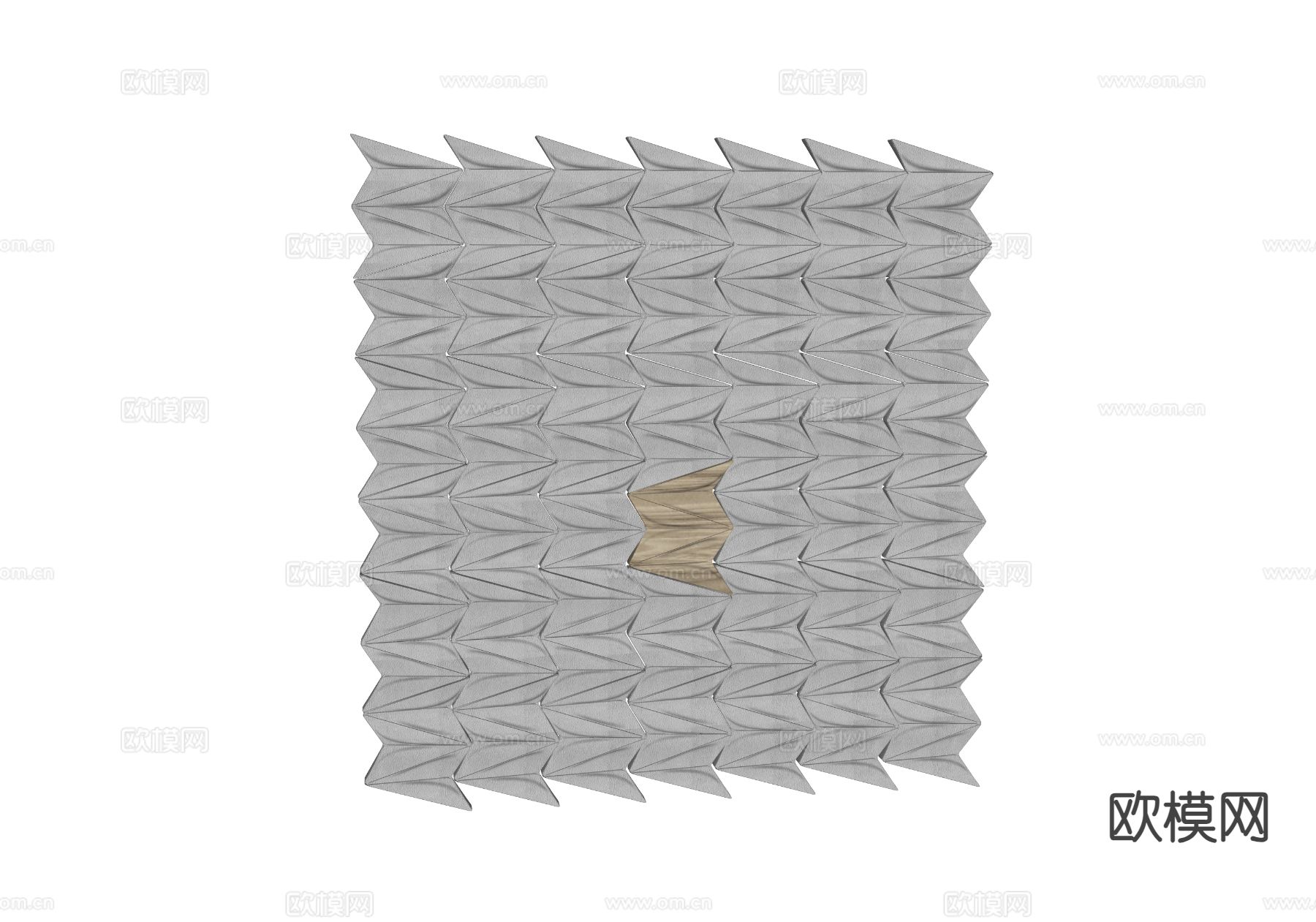 护墙板 墙饰板 饰面板su模型下载（渲染图1）