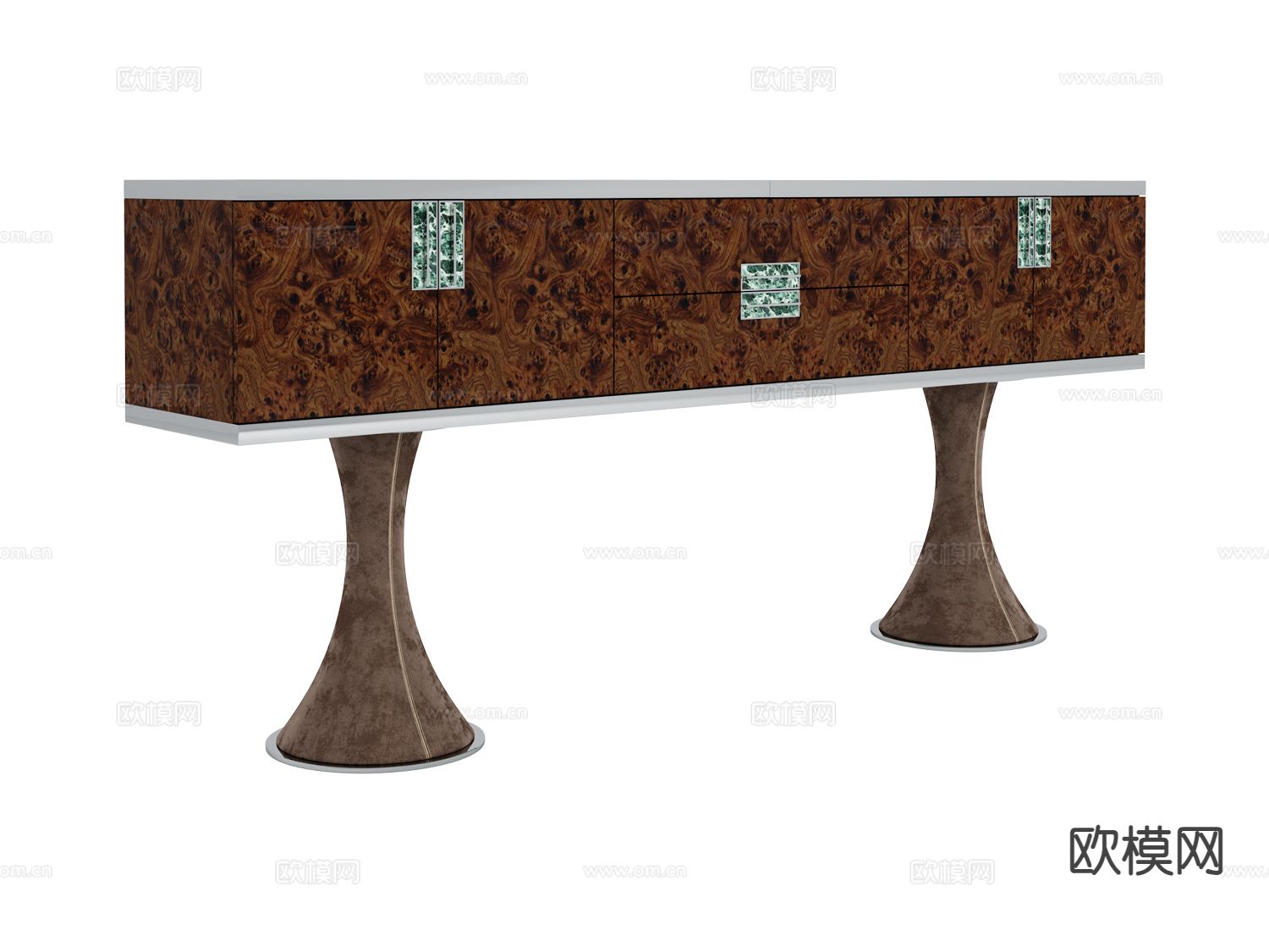 Longhi-Oscar 端景台 条案3d模型下载（渲染图1）