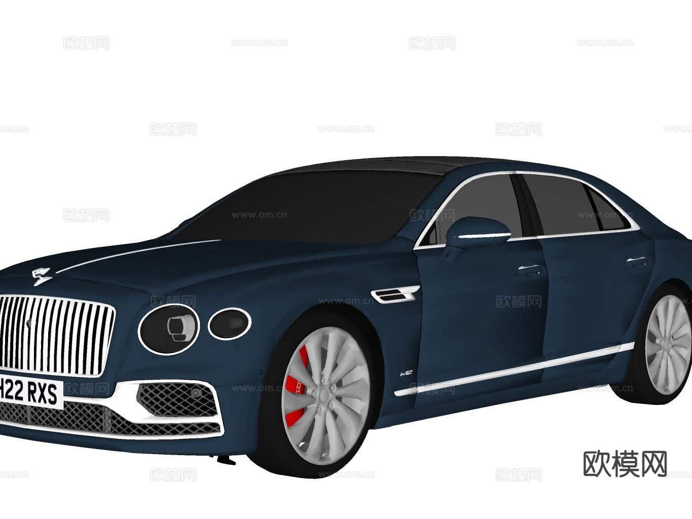 汽车su模型下载（渲染图1）