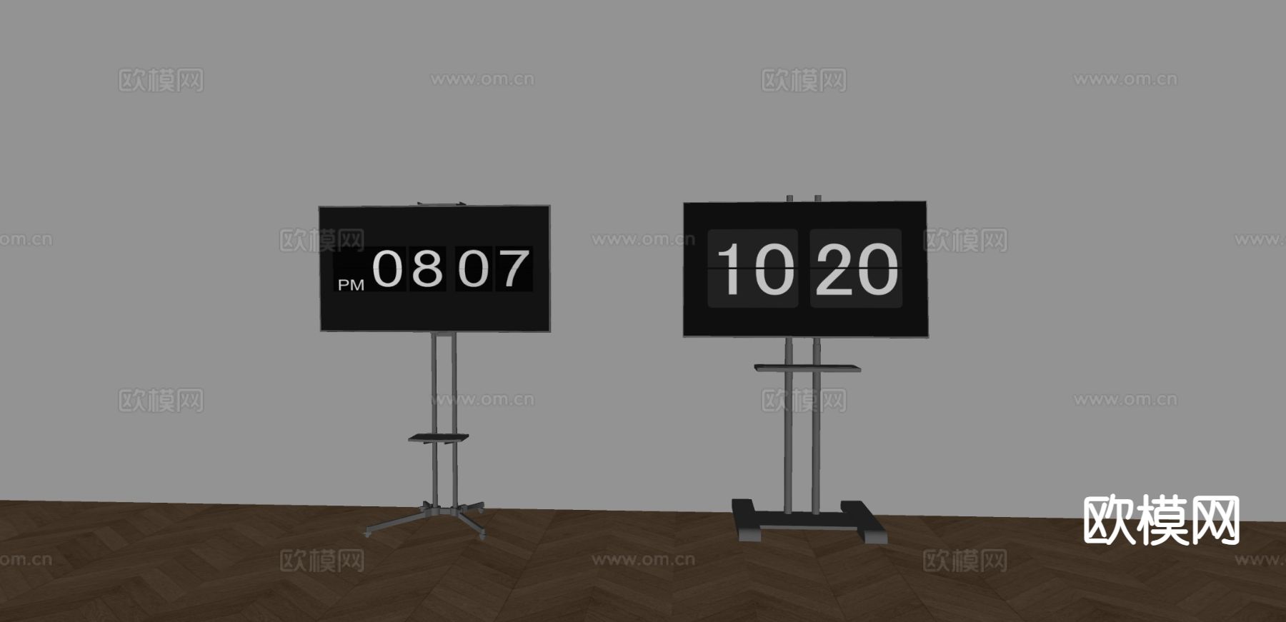 支架电视 激光电视 智慧屏su模型下载（渲染图1）