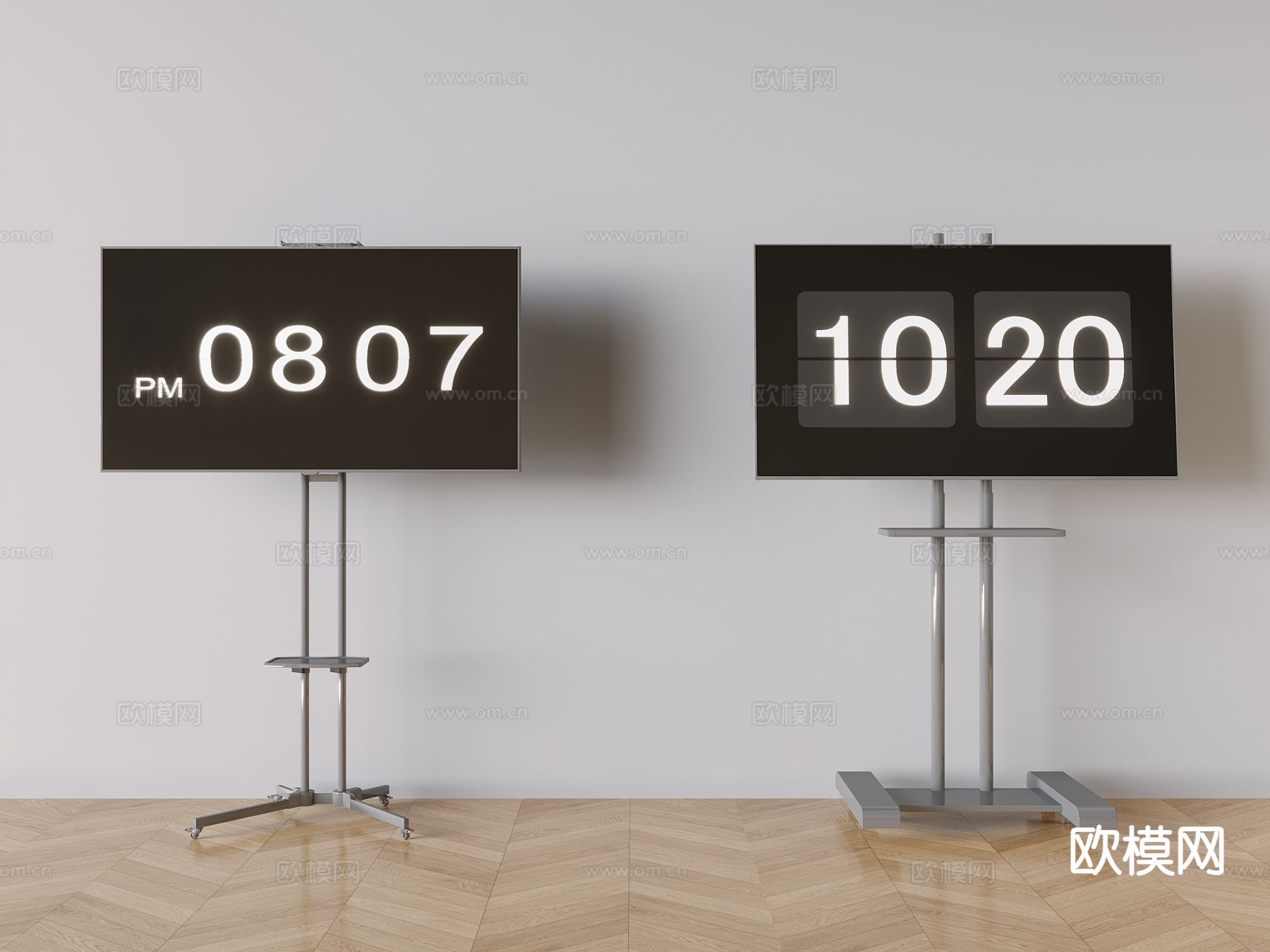 支架电视 激光电视 智慧屏su模型下载（渲染图2）