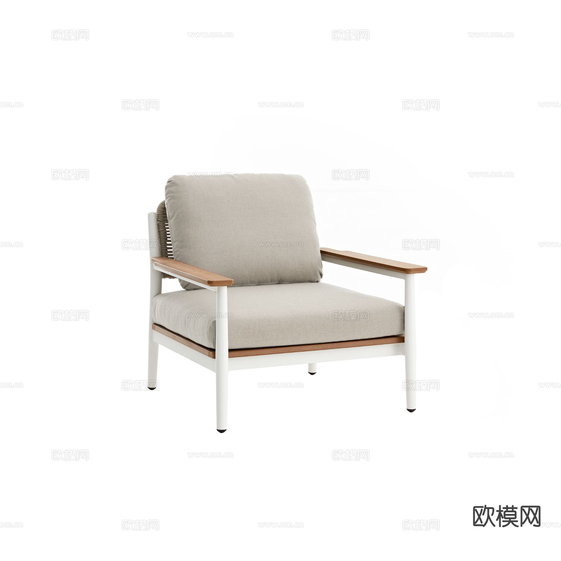 现代沙发椅 休闲椅su模型下载（渲染图2）