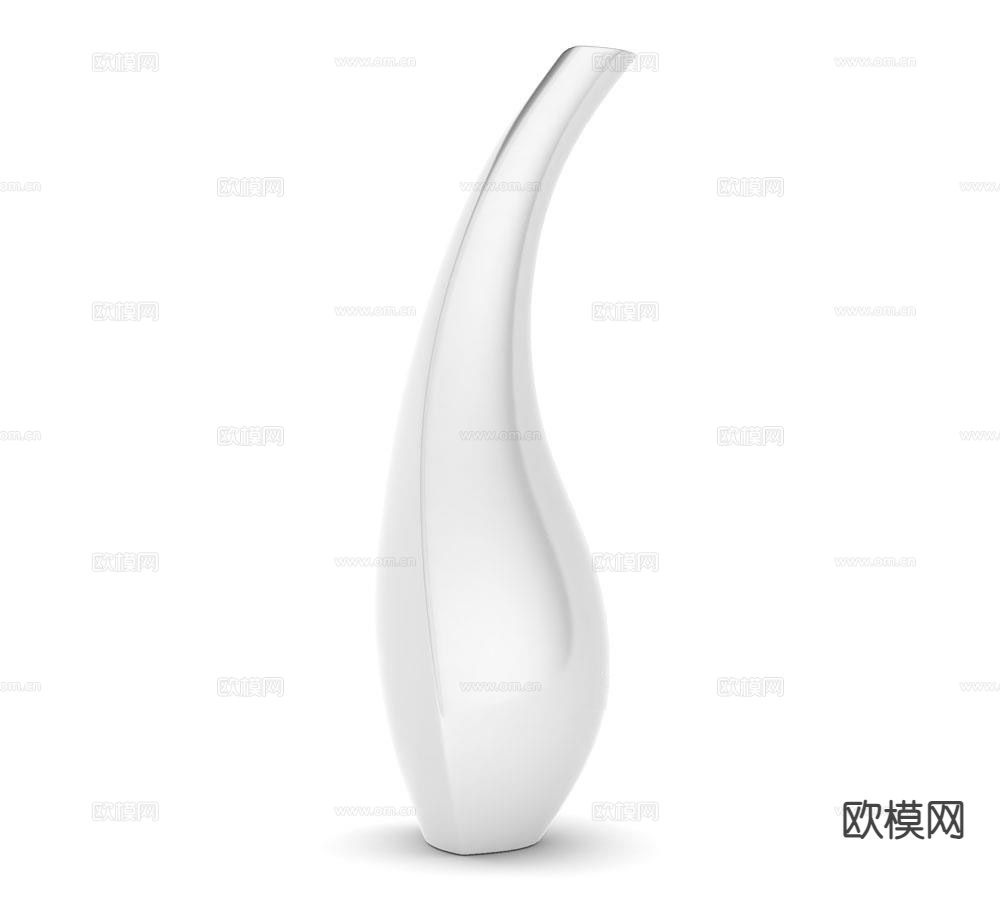 现代瓷器 花瓶 器皿su模型下载（渲染图2）