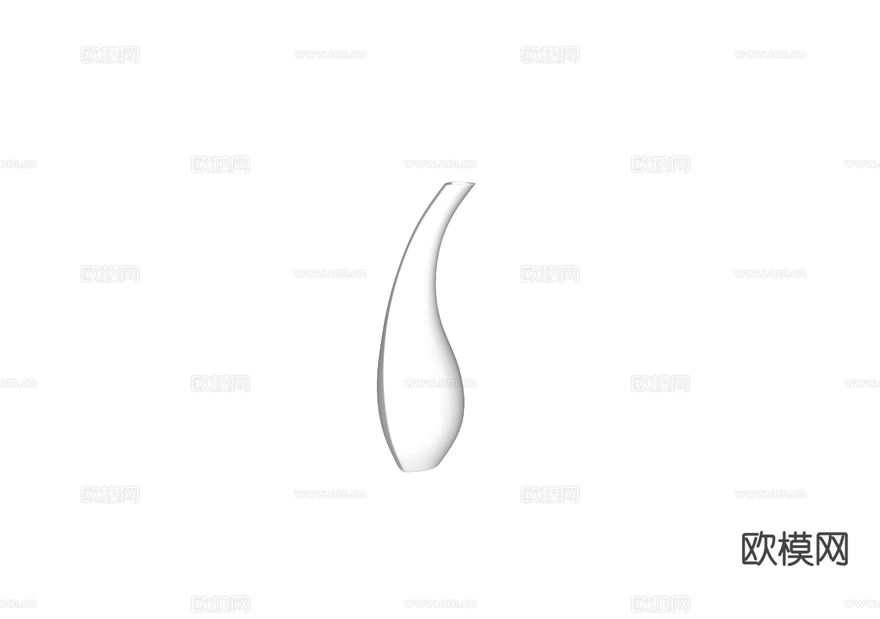 现代瓷器 花瓶 器皿su模型下载（渲染图1）