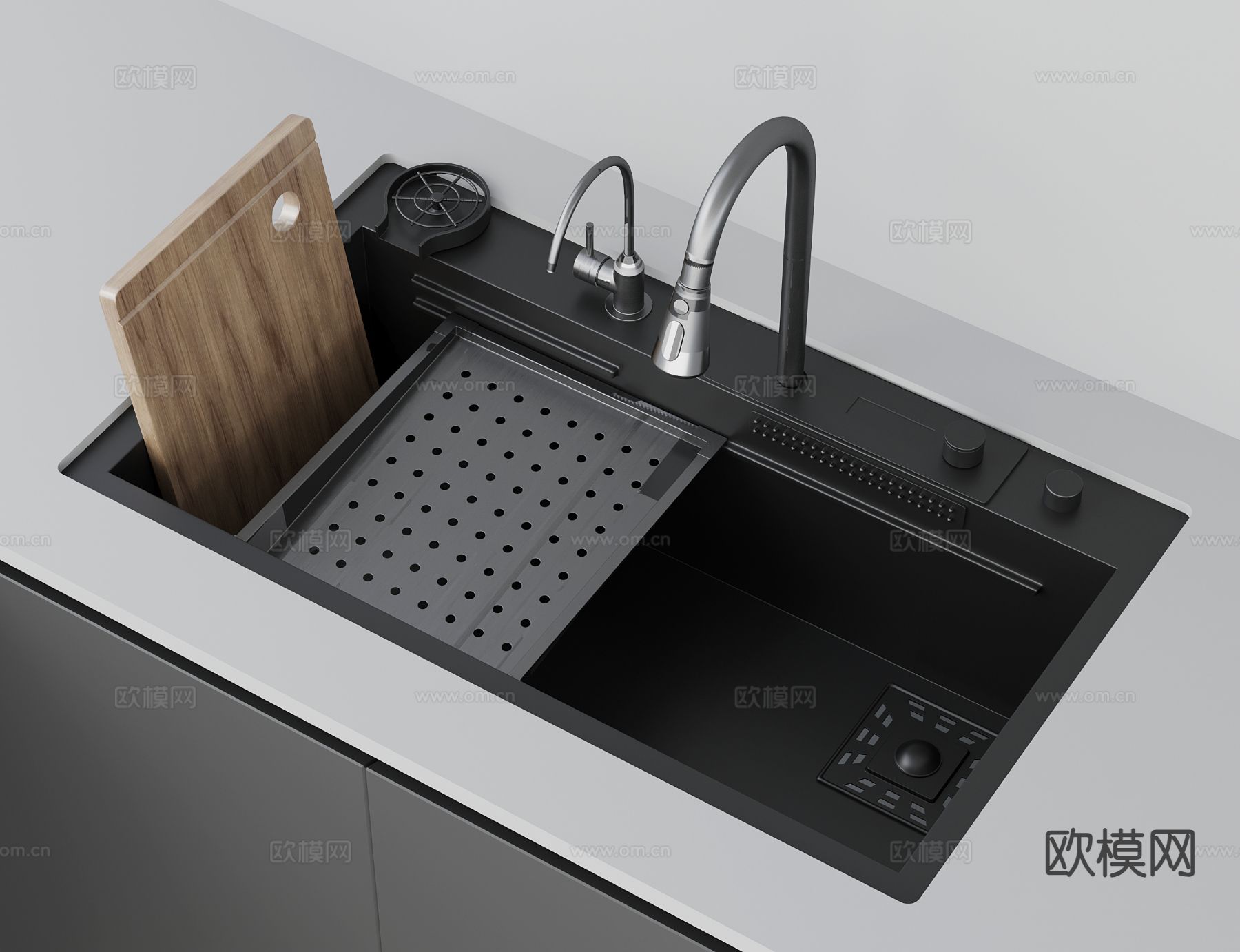 水槽 洗菜盆3d模型