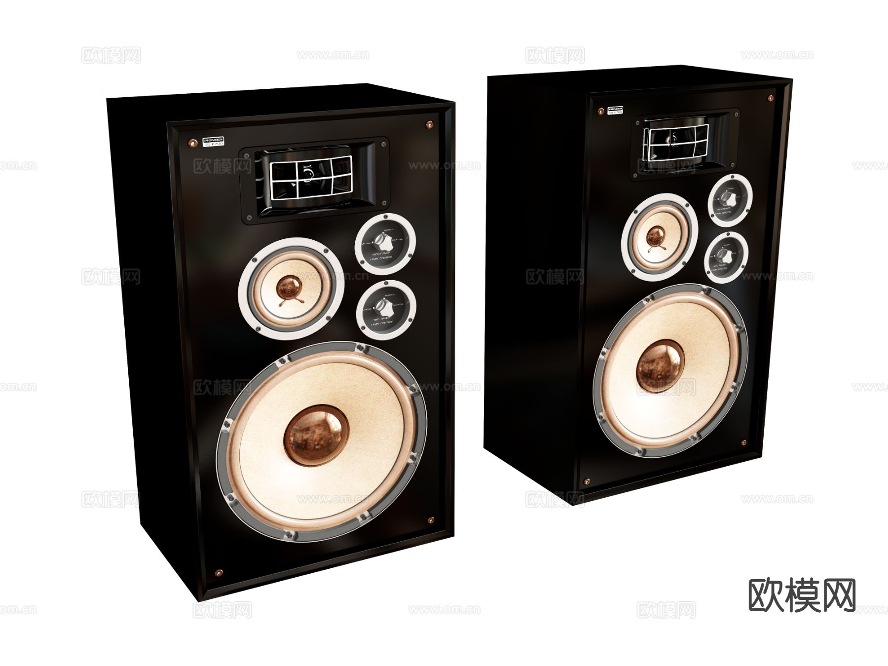 音响 音箱su模型下载（渲染图2）