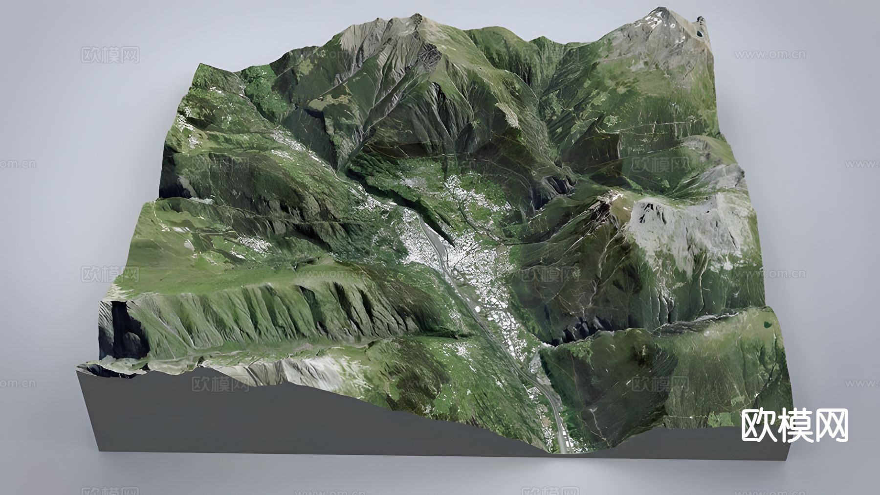 山地景观3d模型